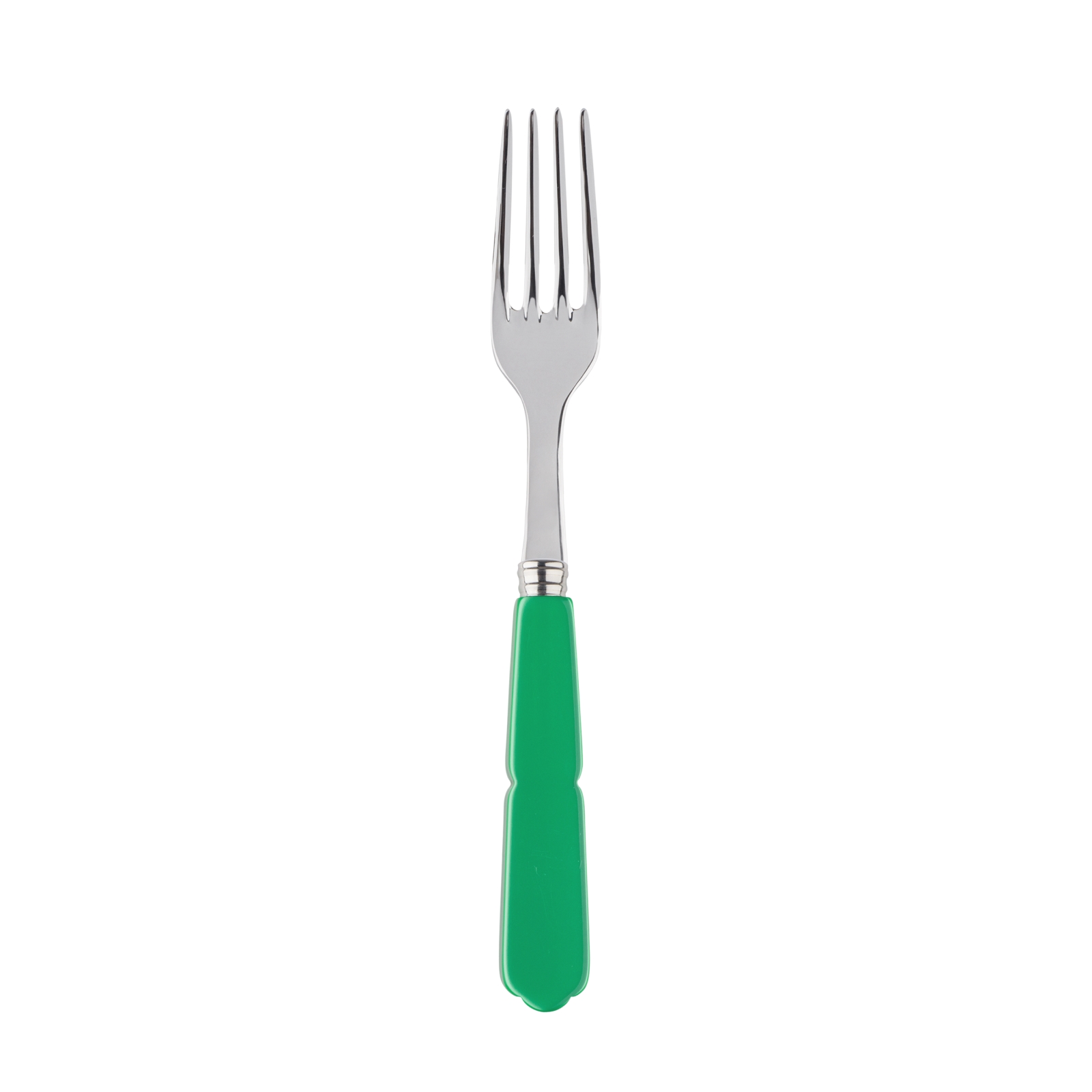 Fourchette de table vert émeraude (photo) Fourchette de table vert émeraude