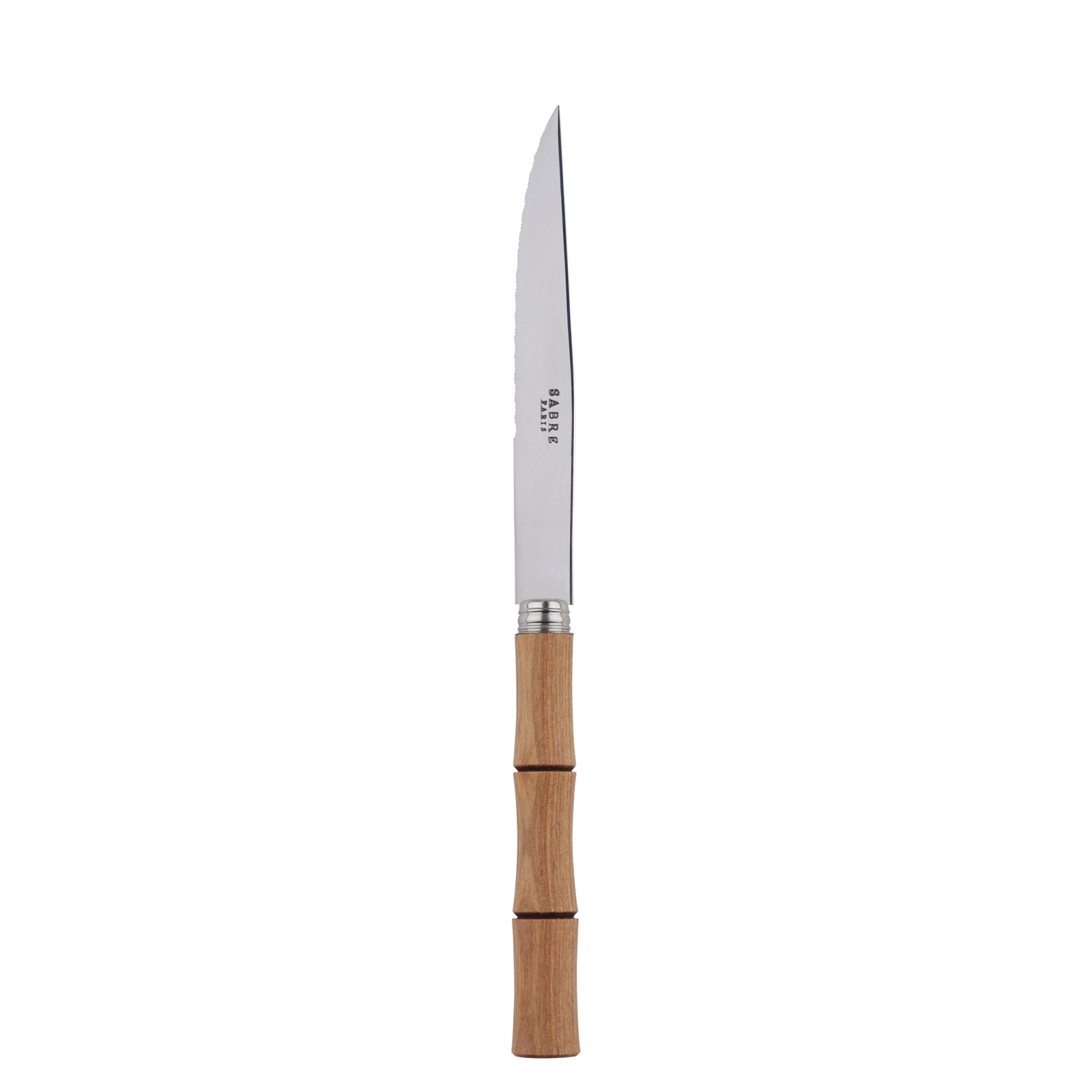 Couteau à steak bambou bois naturel