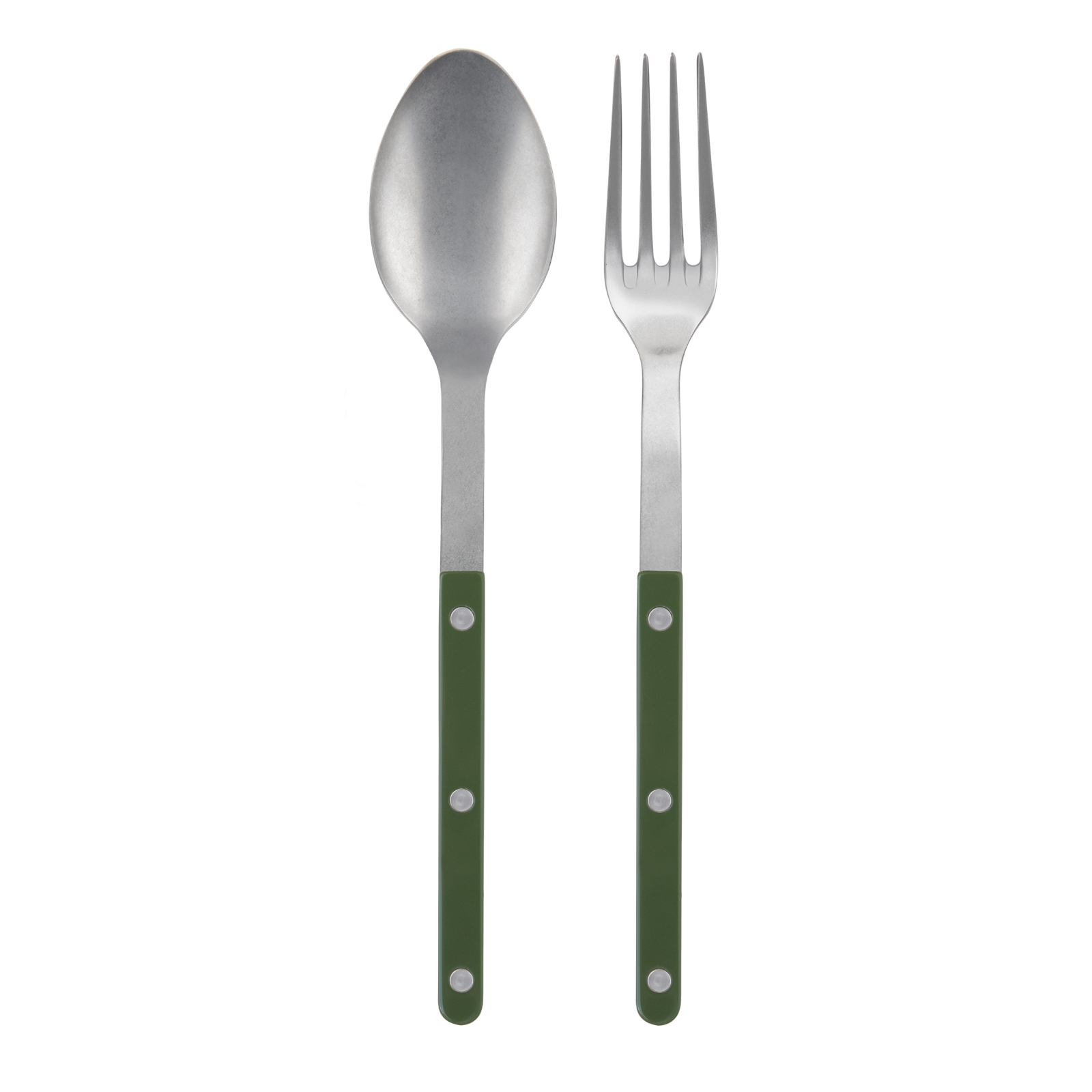 Couverts de service bistrot vintage vert Couverts de service bistrot vintage vert