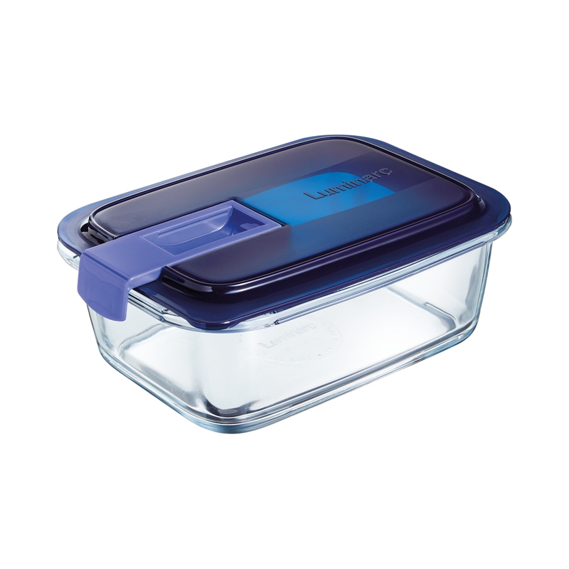 Boîte rectangulaire bleue 82cl Boîte rectangulaire bleue 82cl