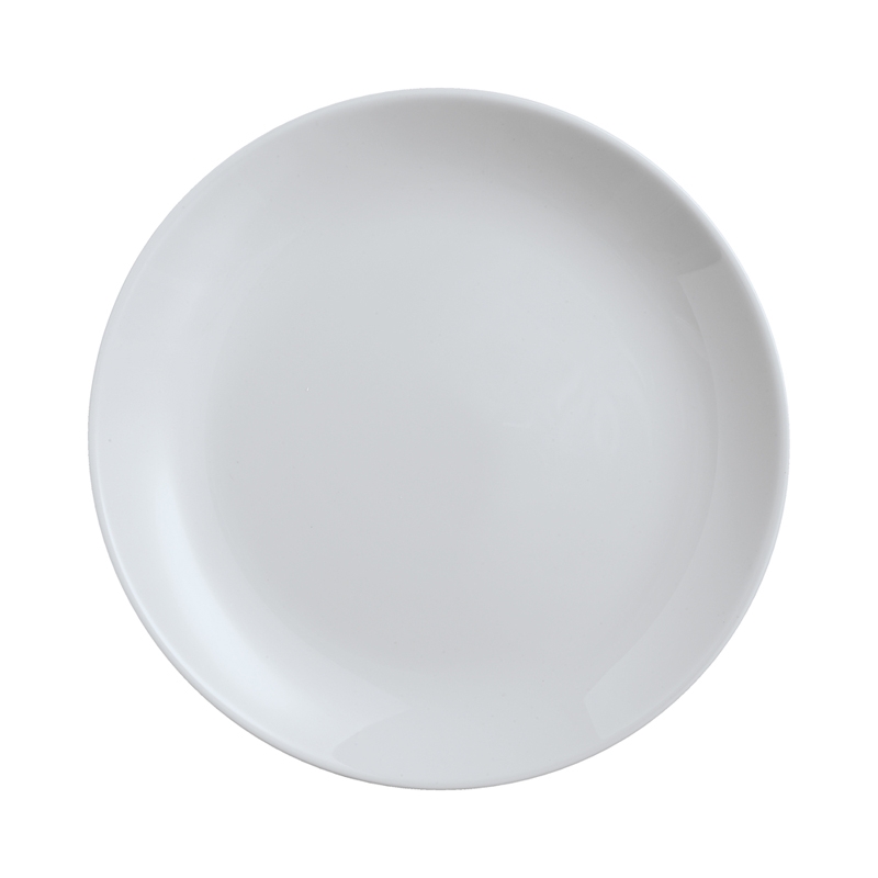 Assiette à dessert en opale gris D19cm Assiette à dessert en opale gris D19cm