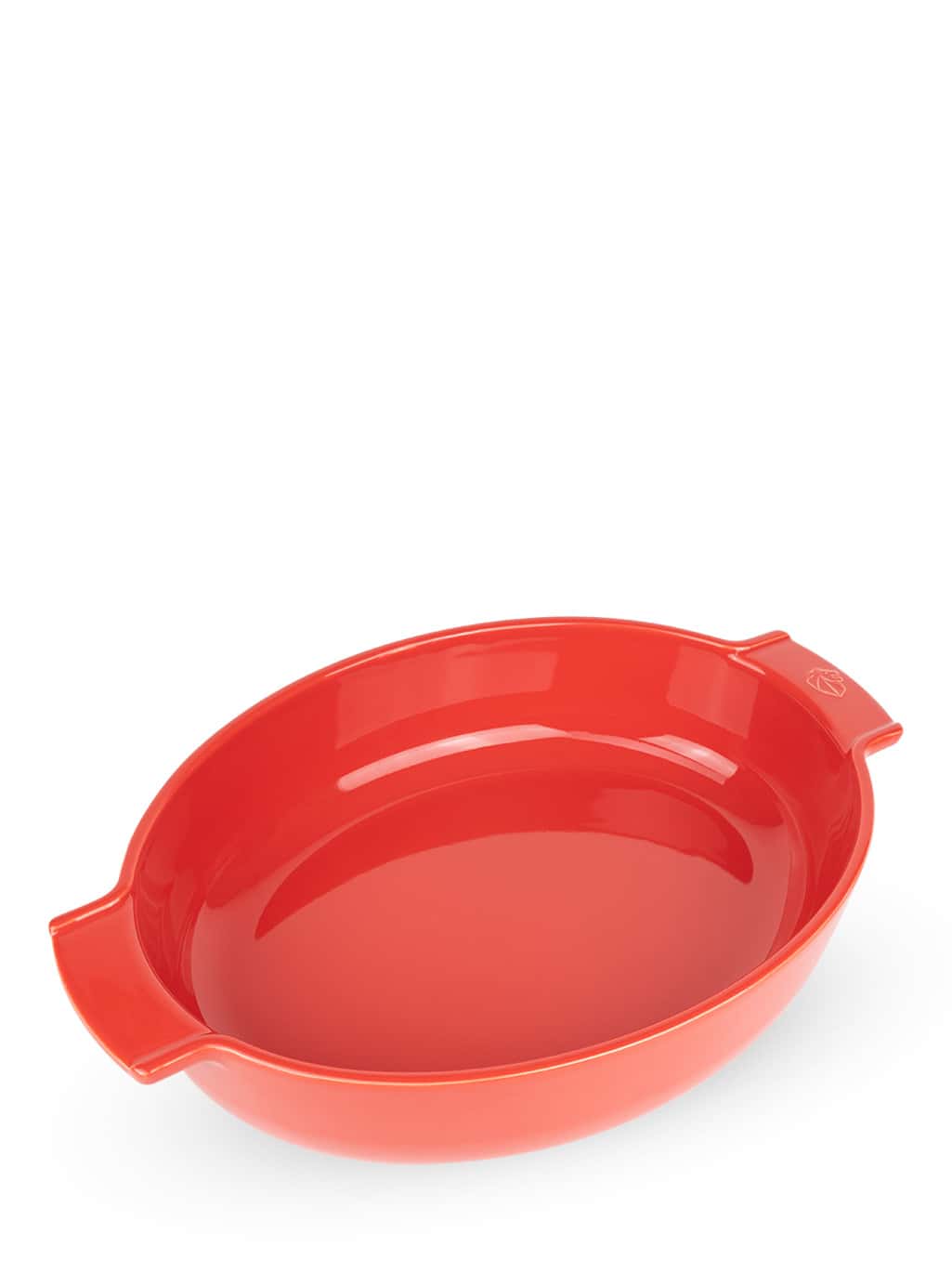 Plat four céramique ovale rouge 40cm
