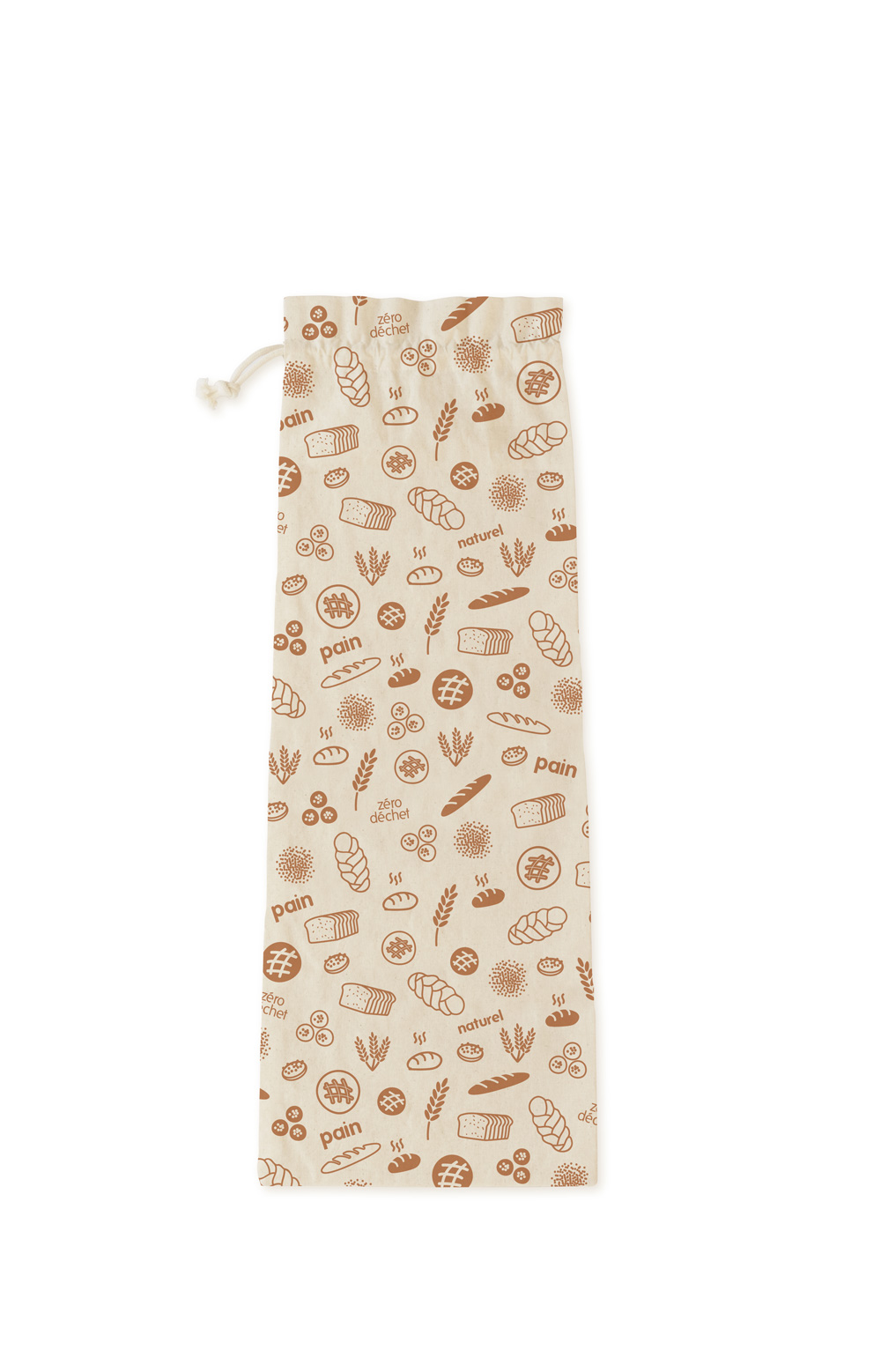 Sac pain en coton bio 65x20cm Sac pain en coton bio 65x20cm
