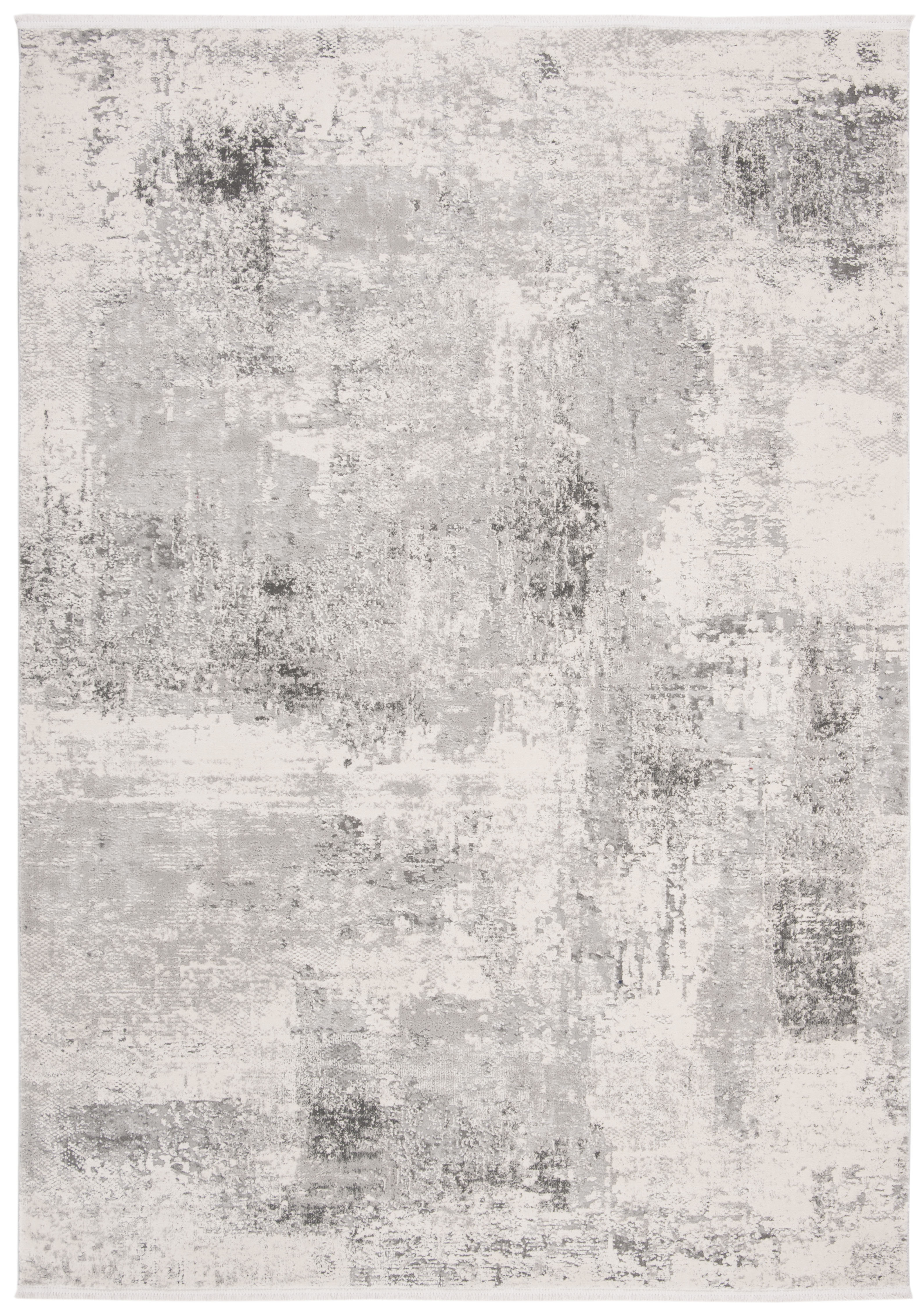Tapis de salon contemporain gris et ivoire 121x182 Tapis de salon contemporain gris et ivoire 121x182