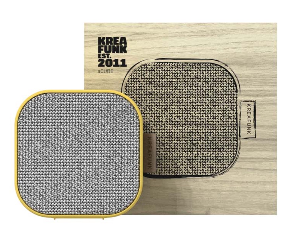 Enceinte portable jaune Enceinte portable jaune