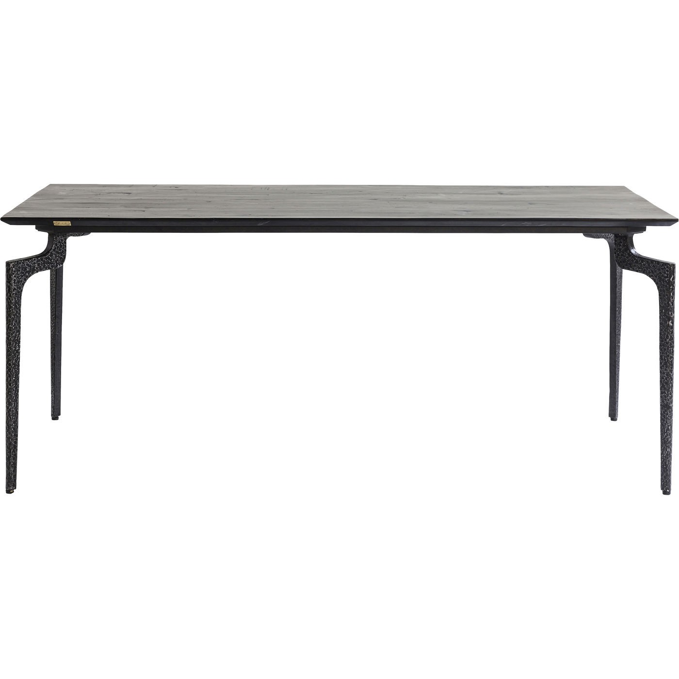 Table à manger 8 personnes en bois recyclé et acier L180