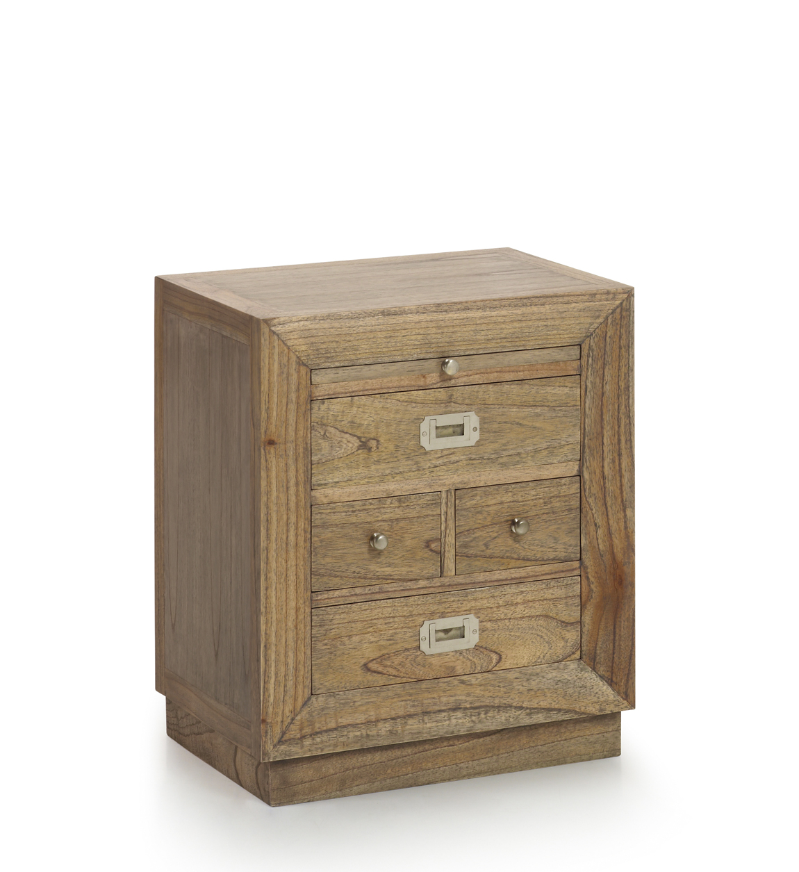 Table de chevet en bois marron L 50 cm Table de chevet en bois marron L 50 cm