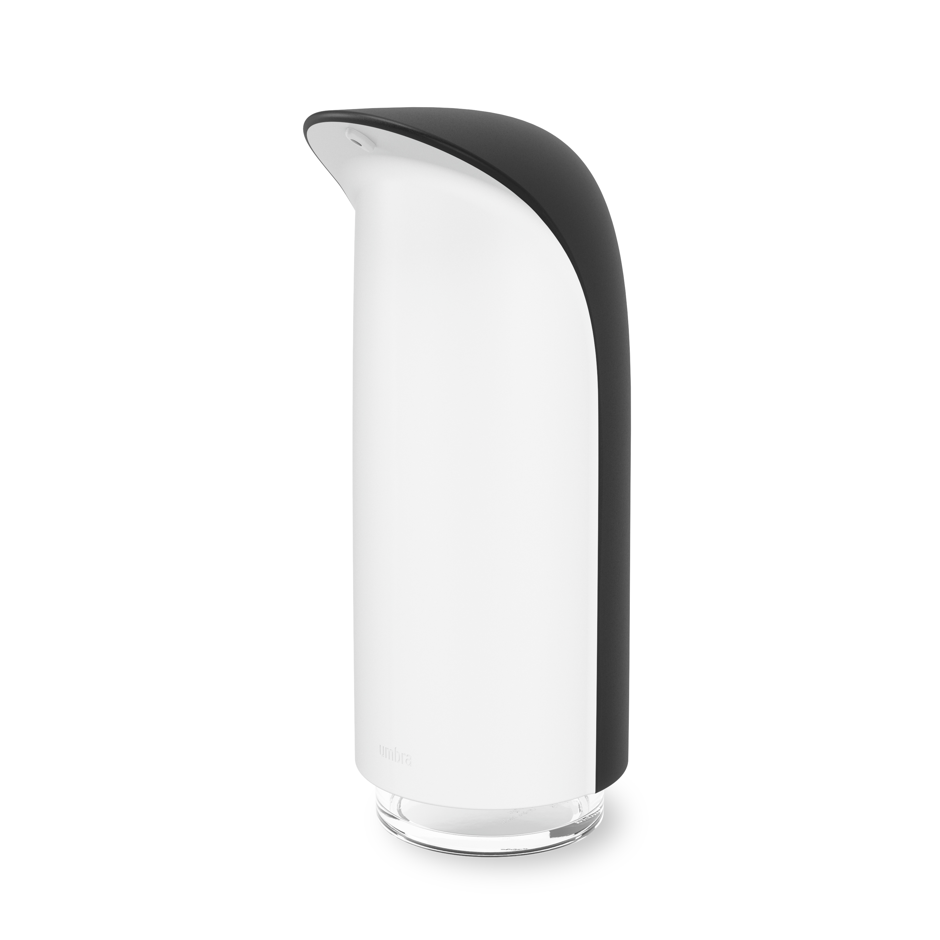 Distributeur à savon et liquide hydroalcoolique 255ml noir et blanc