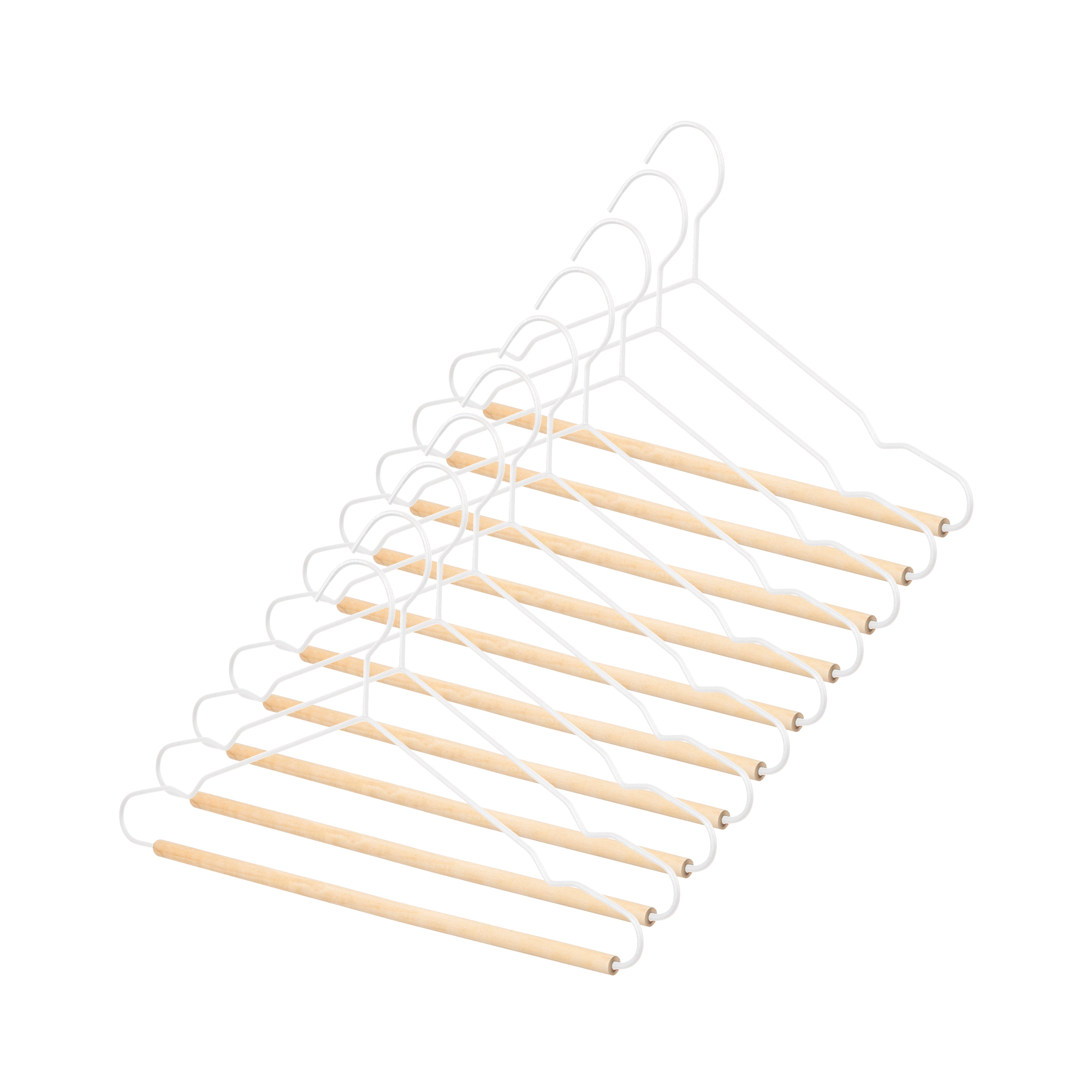 Cintre vêtements - Lot de 10 (photo) Cintre vêtements - Lot de 10