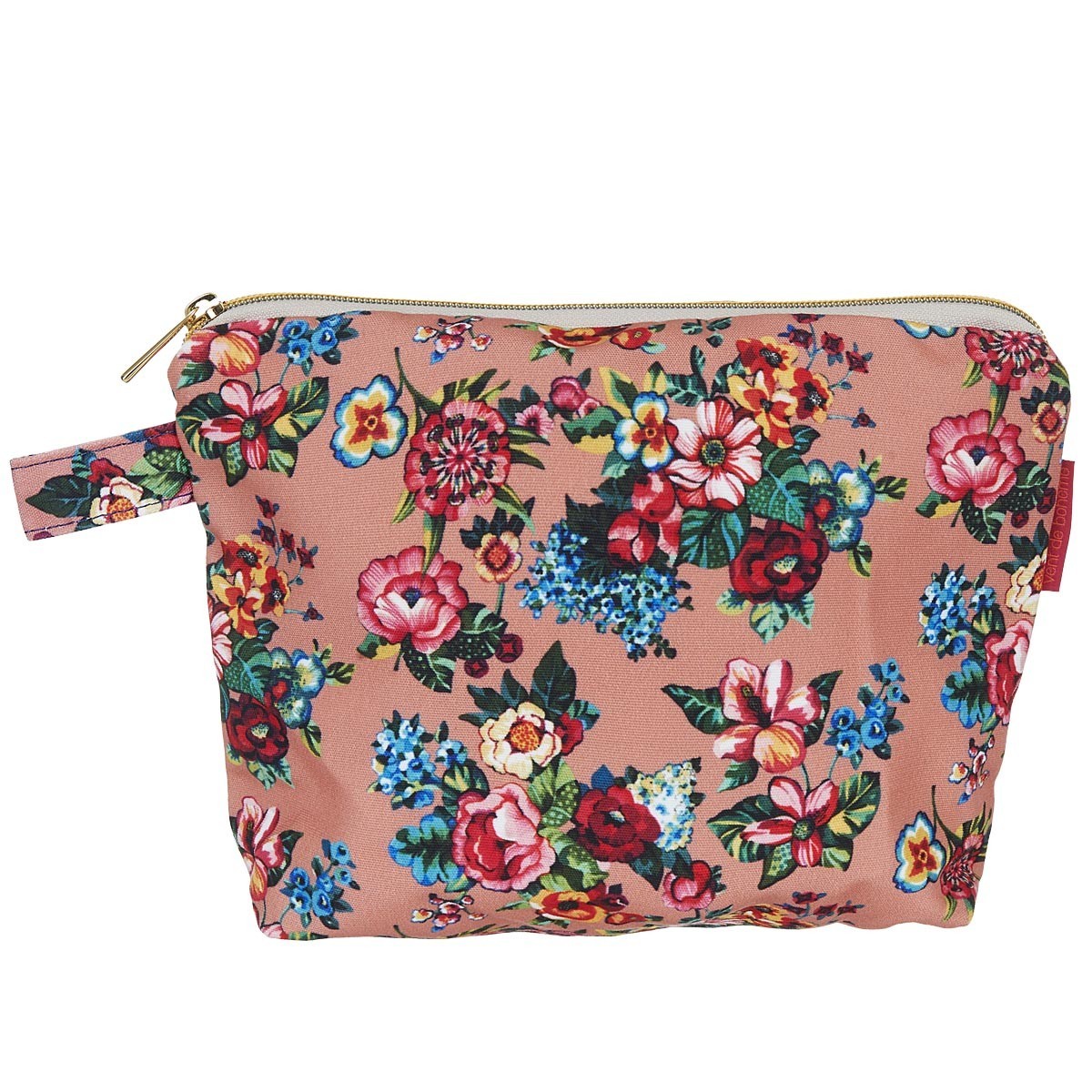 Grande pochette imprimé fleuri rose 19x28cm Grande pochette imprimé fleuri rose 19x28cm