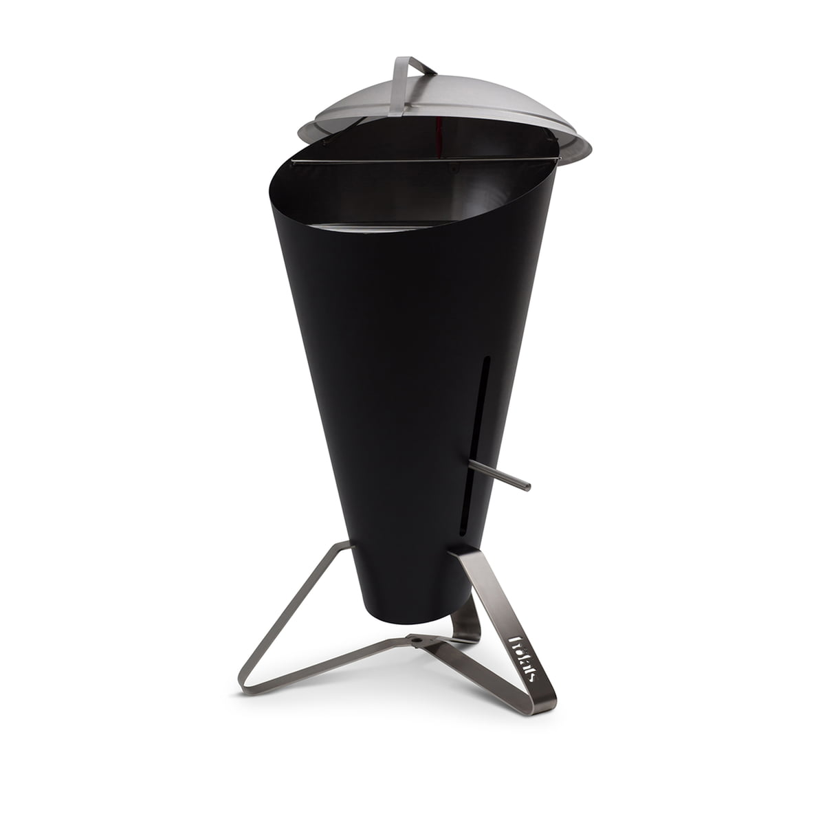 Barbecue design au charbon de bois