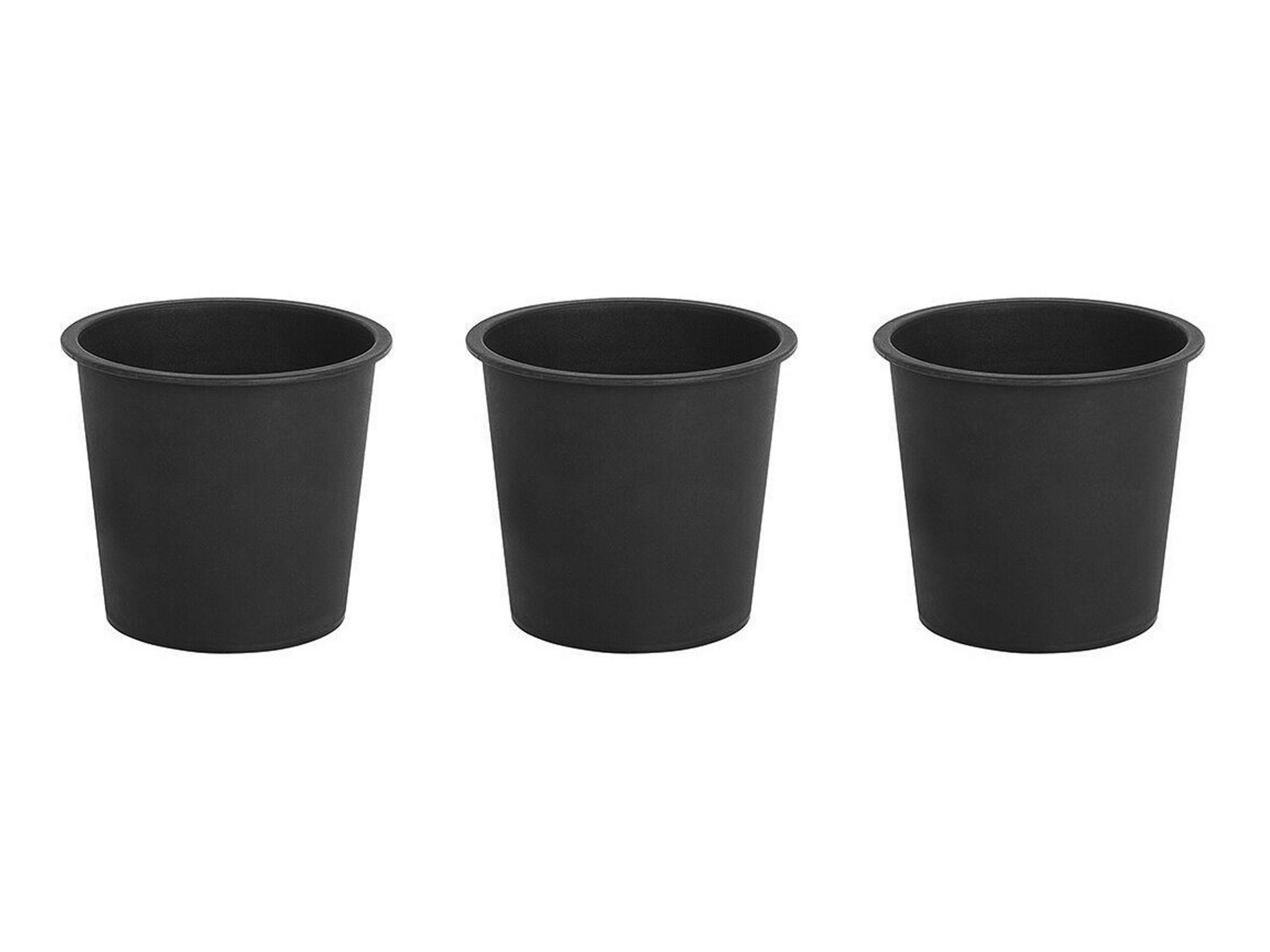 Lot de 3 cache-pots ronds D16