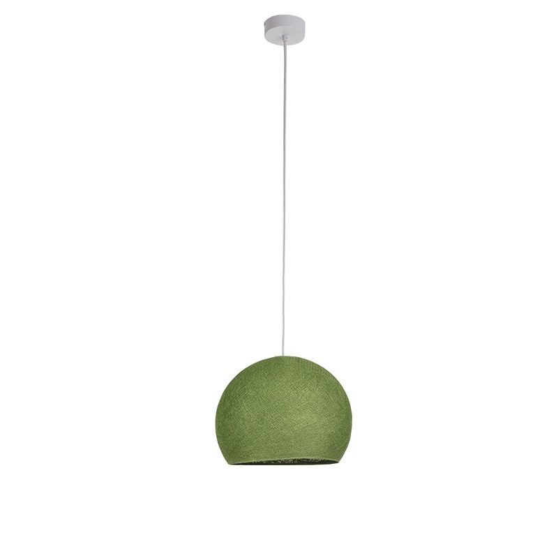 Suspension simple coupole S vert olive Suspension simple coupole S vert olive