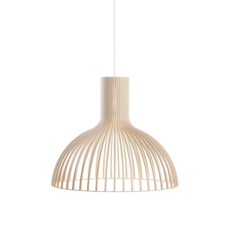 Lampe suspension bouleau D56cm