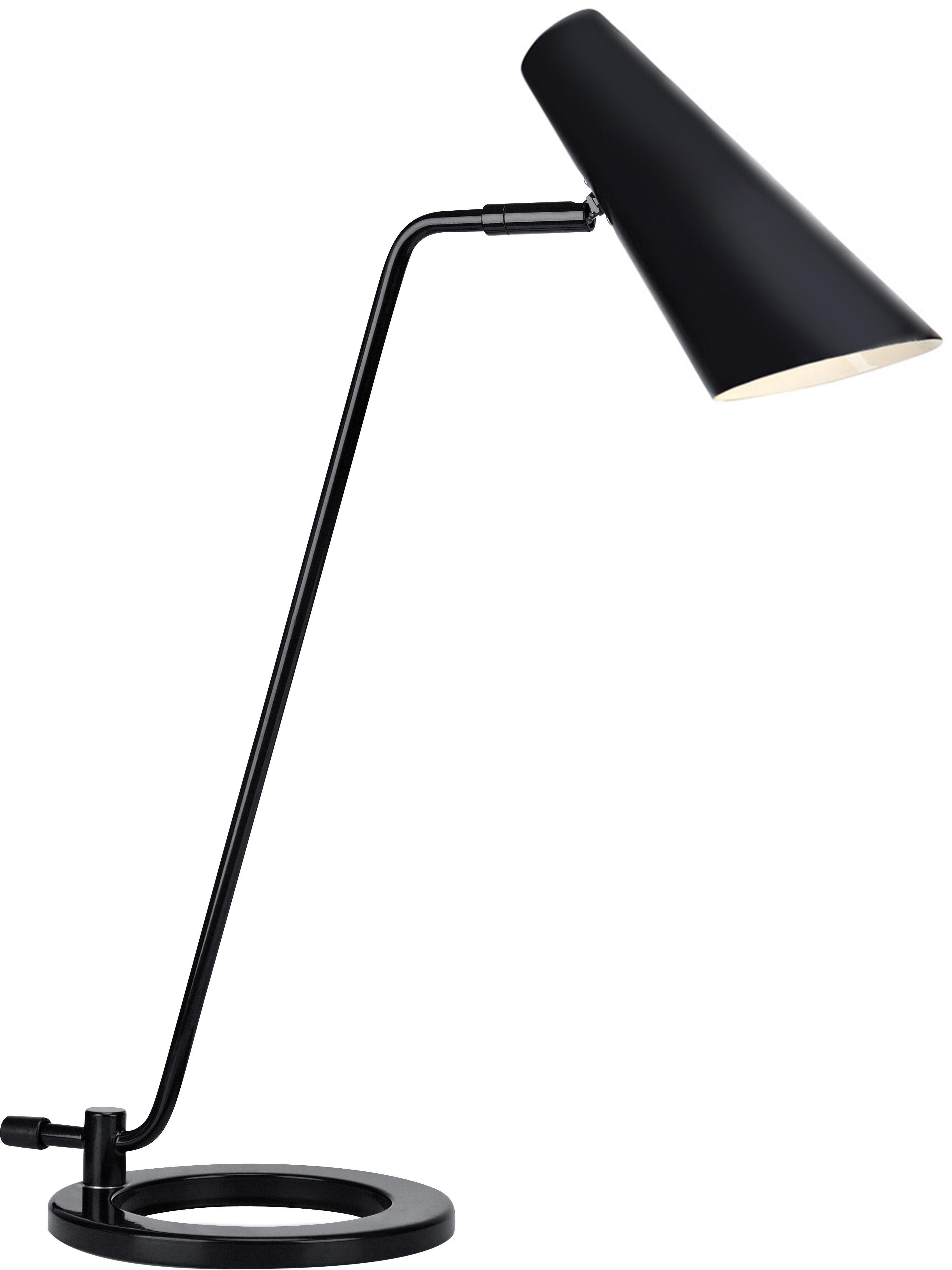 Lampe de bureau en métal noir