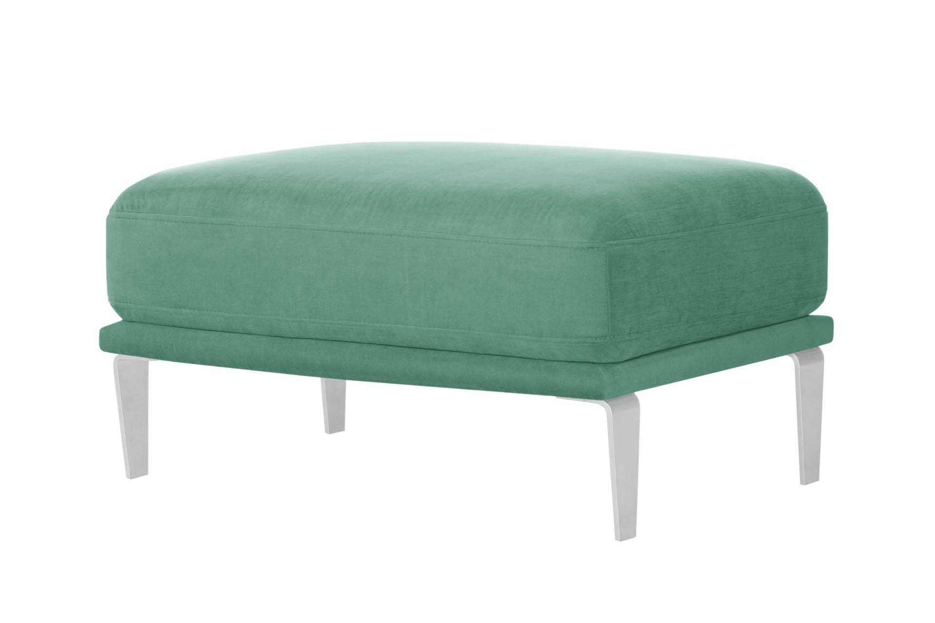Pouf 1 place toucher coton menthe Pouf 1 place toucher coton menthe