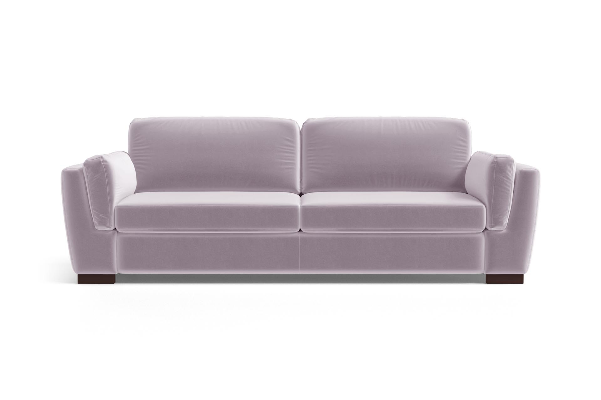 Canapé 3 places en velours lilas (photo) Canapé 3 places en velours lilas