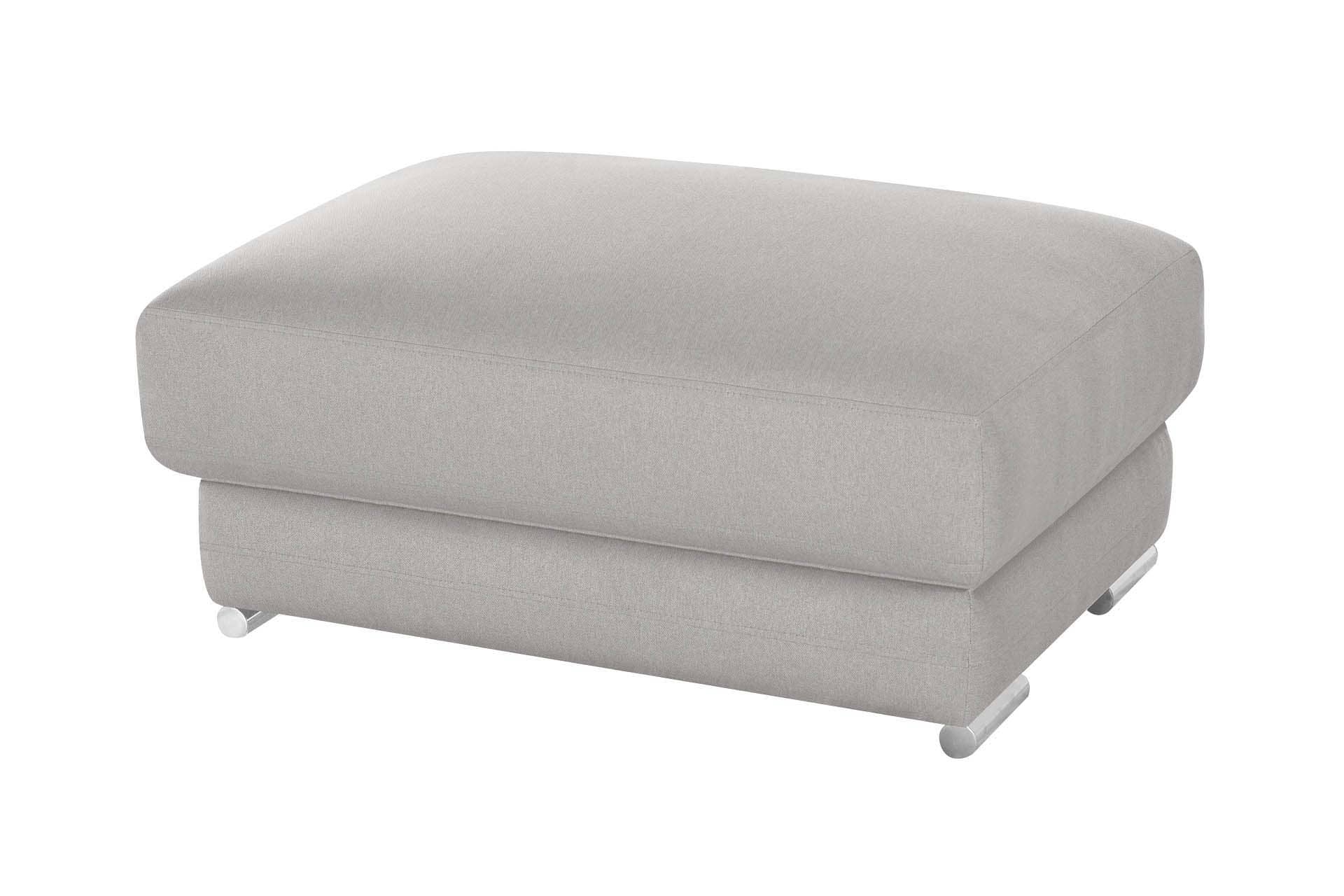 Pouf 1 place toucher lin taupe Pouf 1 place toucher lin taupe