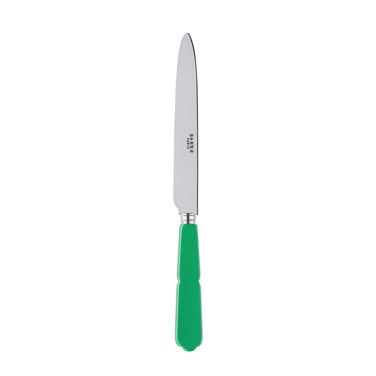 Couteau de table vert émeraude (photo) Couteau de table vert émeraude