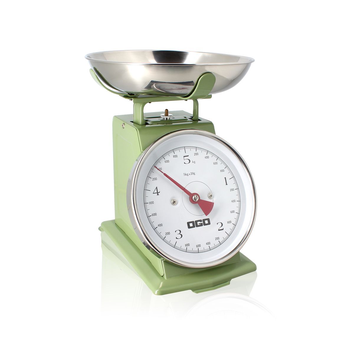 Balance de cuisine mécanique en inox 5kg/20g Balance de cuisine mécanique en inox 5kg/20g