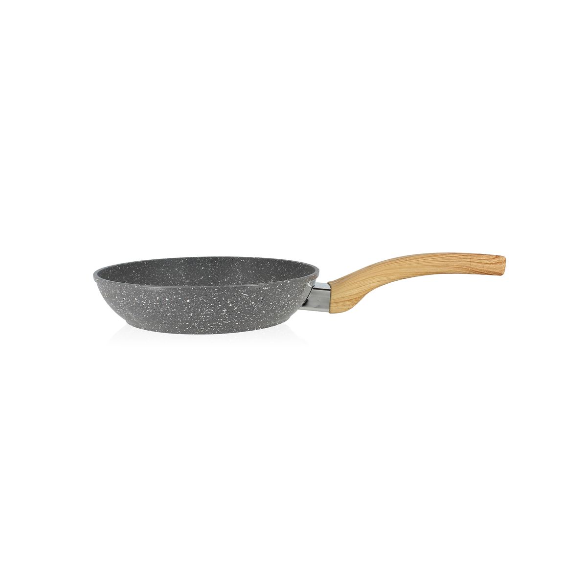 Poêle avec poignée en aluminium et bois 20 cm Poêle avec poignée en aluminium et bois 20 cm