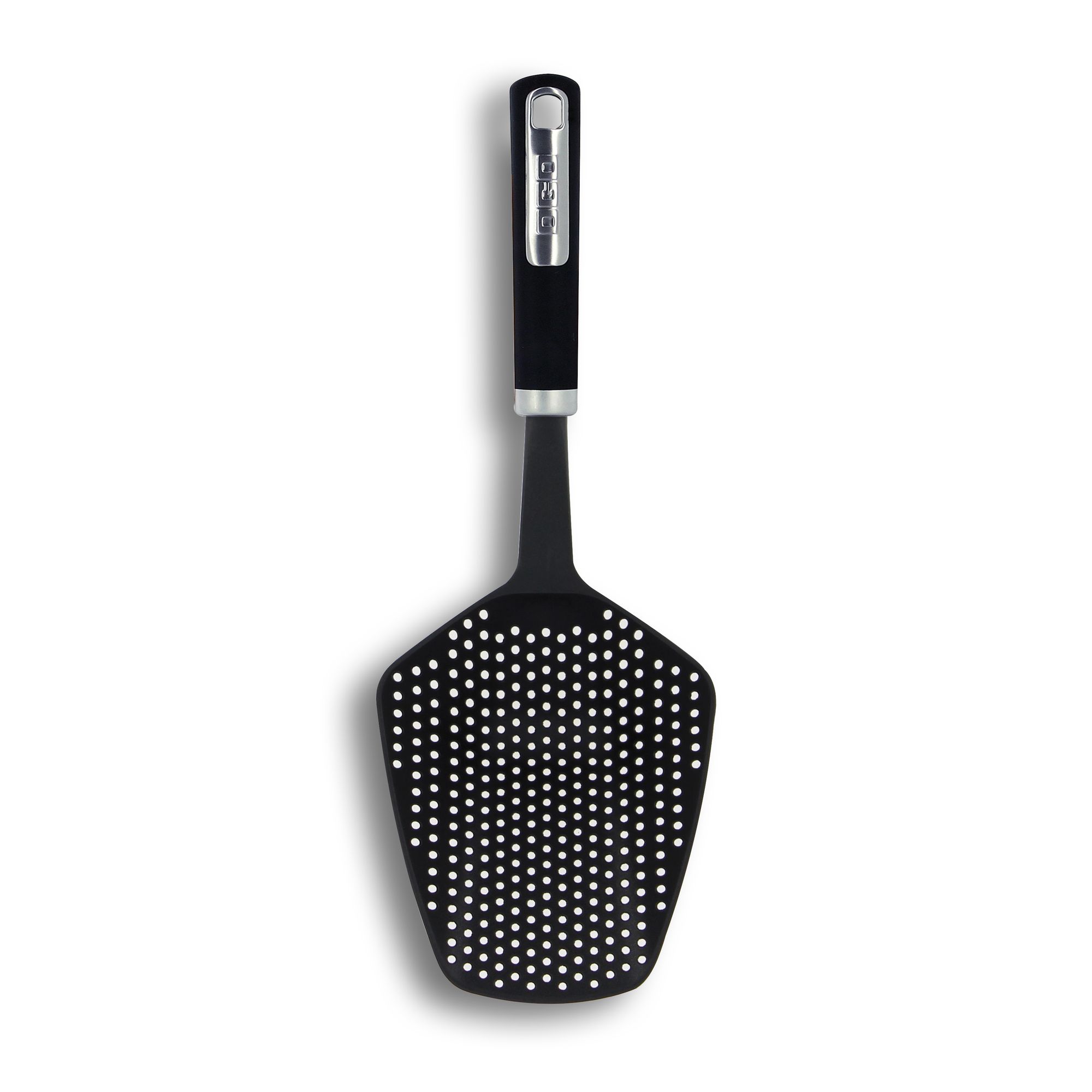 Cuillère passoire carrée en acier inoxydable 34,5 cm (photo) Cuillère passoire carrée en acier inoxydable 34,5 cm