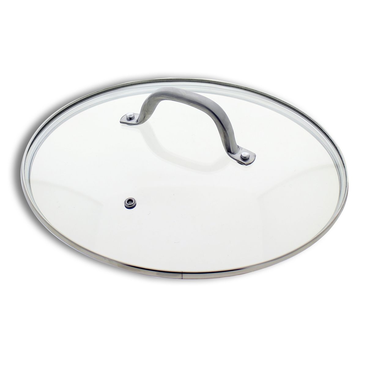 Couvercle en verre et inox 18 cm Couvercle en verre et inox 18 cm