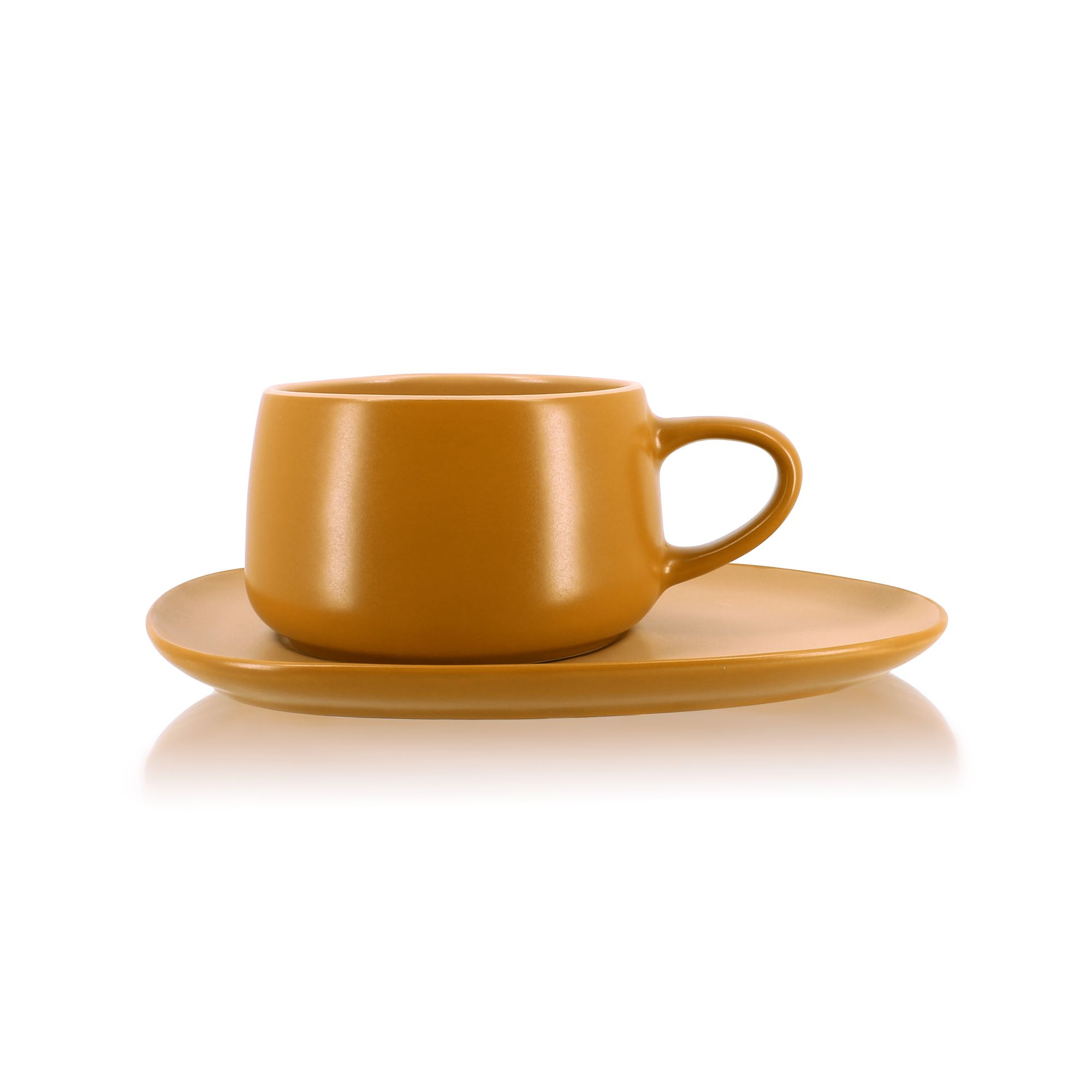 Tasse à thé avec soucoupe en grès 30 cl Tasse à thé avec soucoupe en grès 30 cl