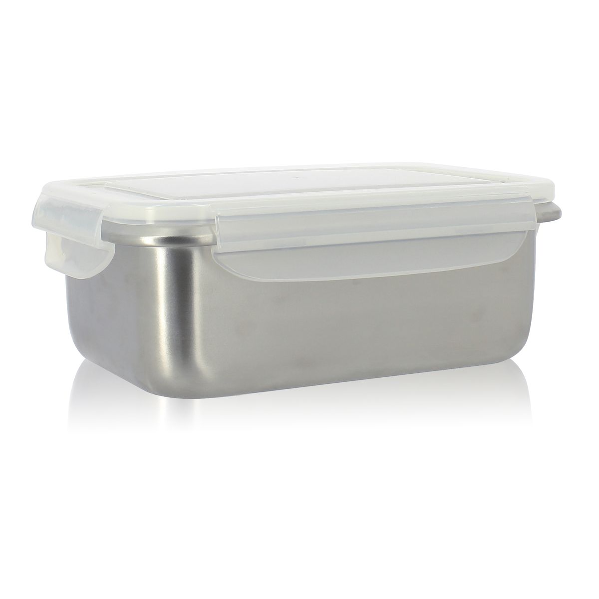 Boîte hermétique pour repas en acier inoxydable 1,8L (photo) Boîte hermétique pour repas en acier inoxydable 1,8L