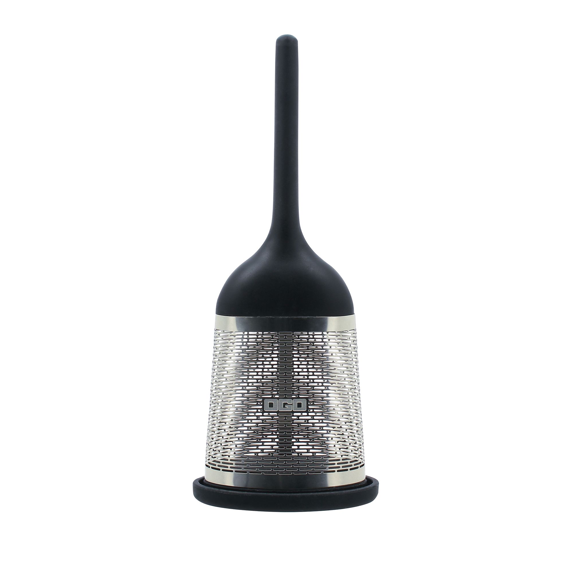Infuseur à thé avec support en inox et silicone (photo) Infuseur à thé avec support en inox et silicone