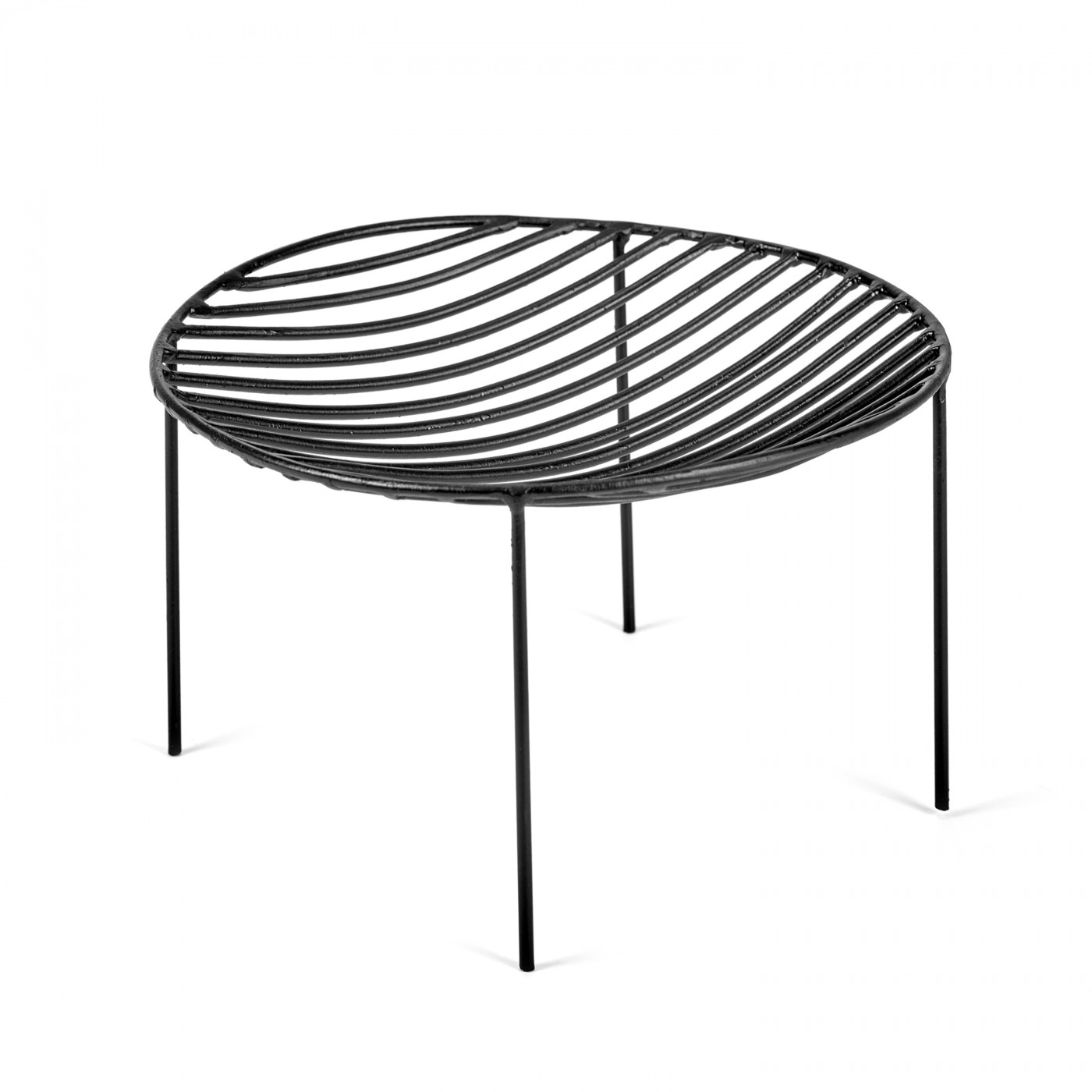 Corbeille noire 25x25 H12cm (photo) Corbeille noire 25x25 H12cm
