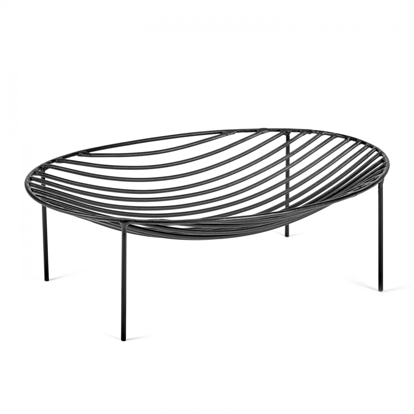 Corbeille noire 35x25 H11cm Corbeille noire 35x25 H11cm