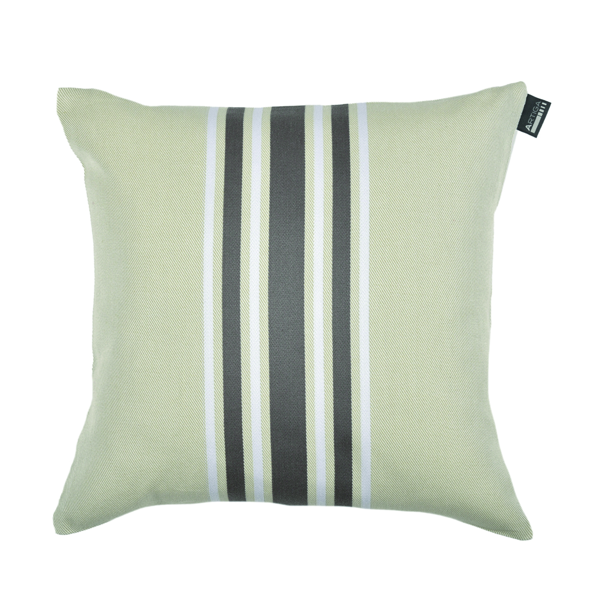 Coussin carré en coton lin acier 40x40 cm (photo) Coussin carré en coton lin acier 40x40 cm