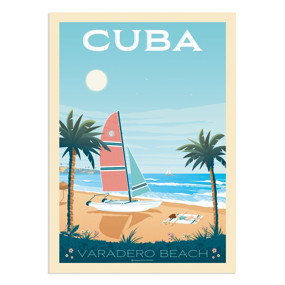 Affiche Cuba 50x70 cm Affiche Cuba 50x70 cm