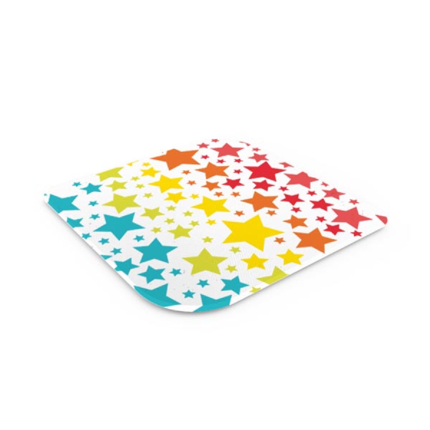 Dessous de plat en verre trempé star rainbow 16x16cm Dessous de plat en verre trempé star rainbow 16x16cm