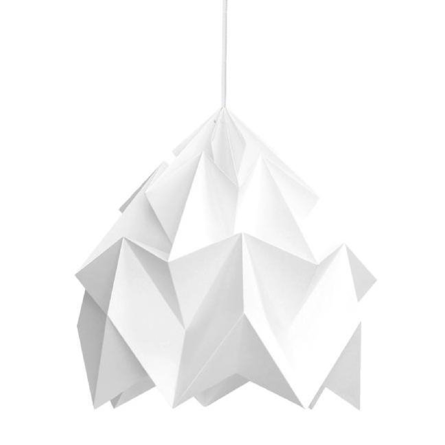 Suspension XL en papier blanc D40cm Suspension XL en papier blanc D40cm