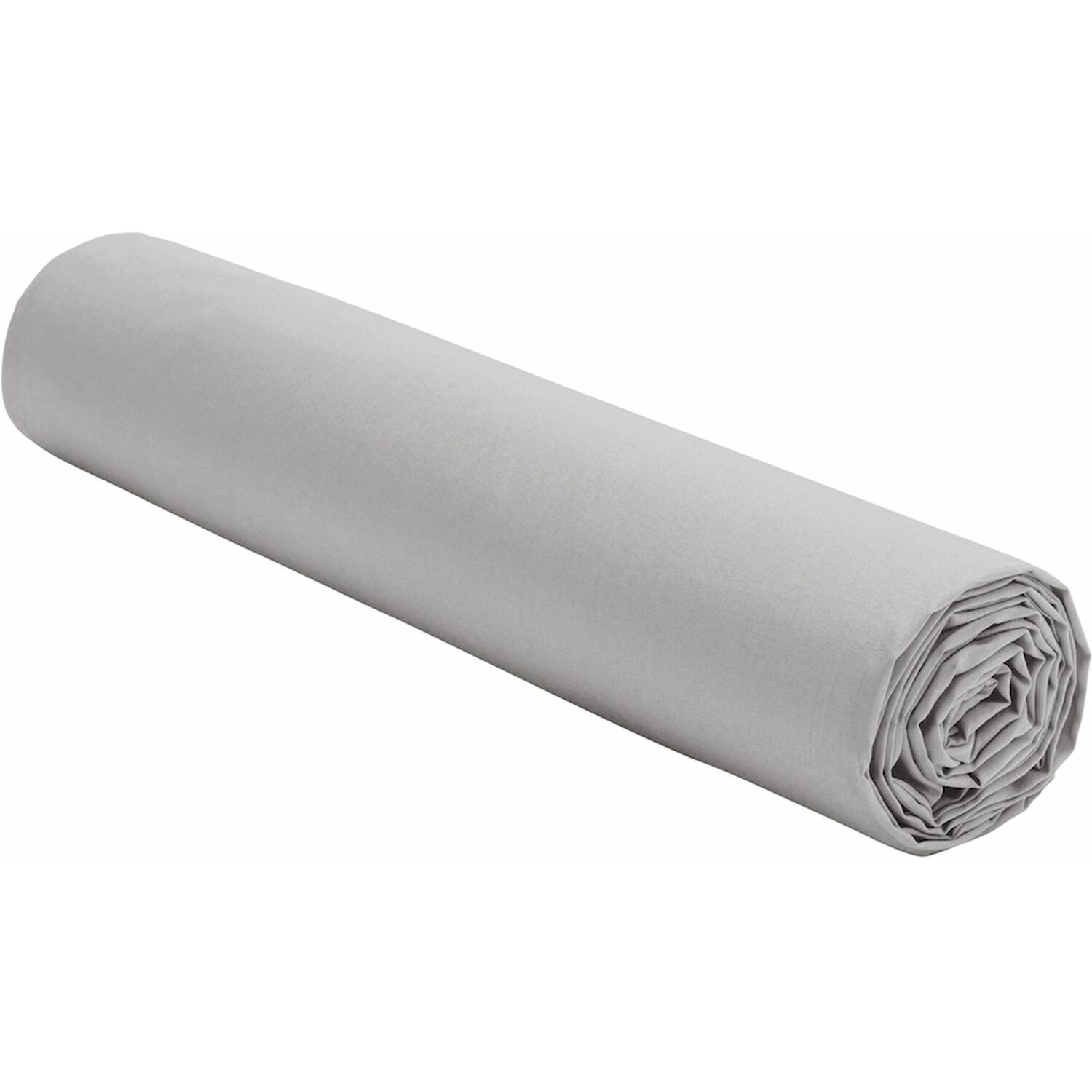Drap Housse coton gris 140x190 cm (photo) Drap Housse coton gris 140x190 cm