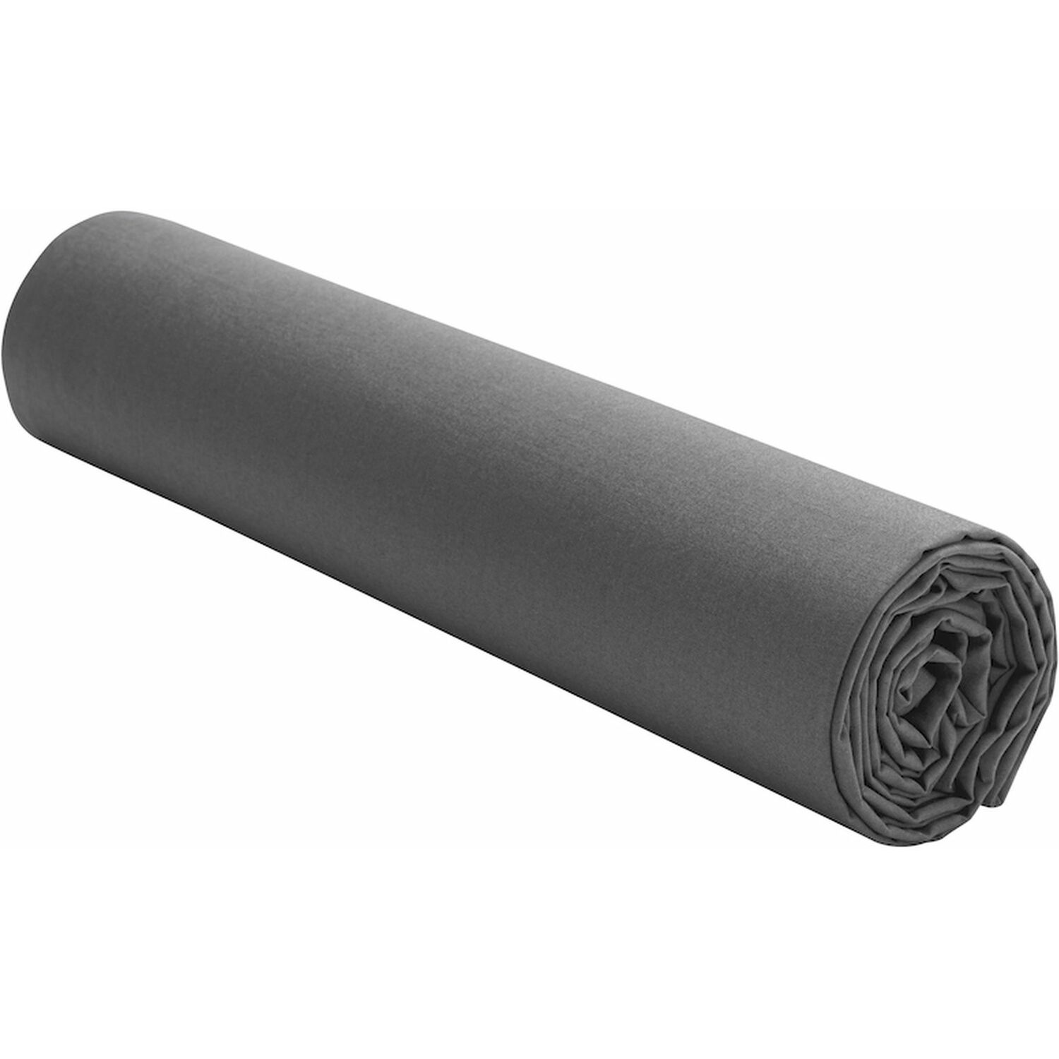 Drap Housse coton gris 140x190 cm (photo) Drap Housse coton gris 140x190 cm