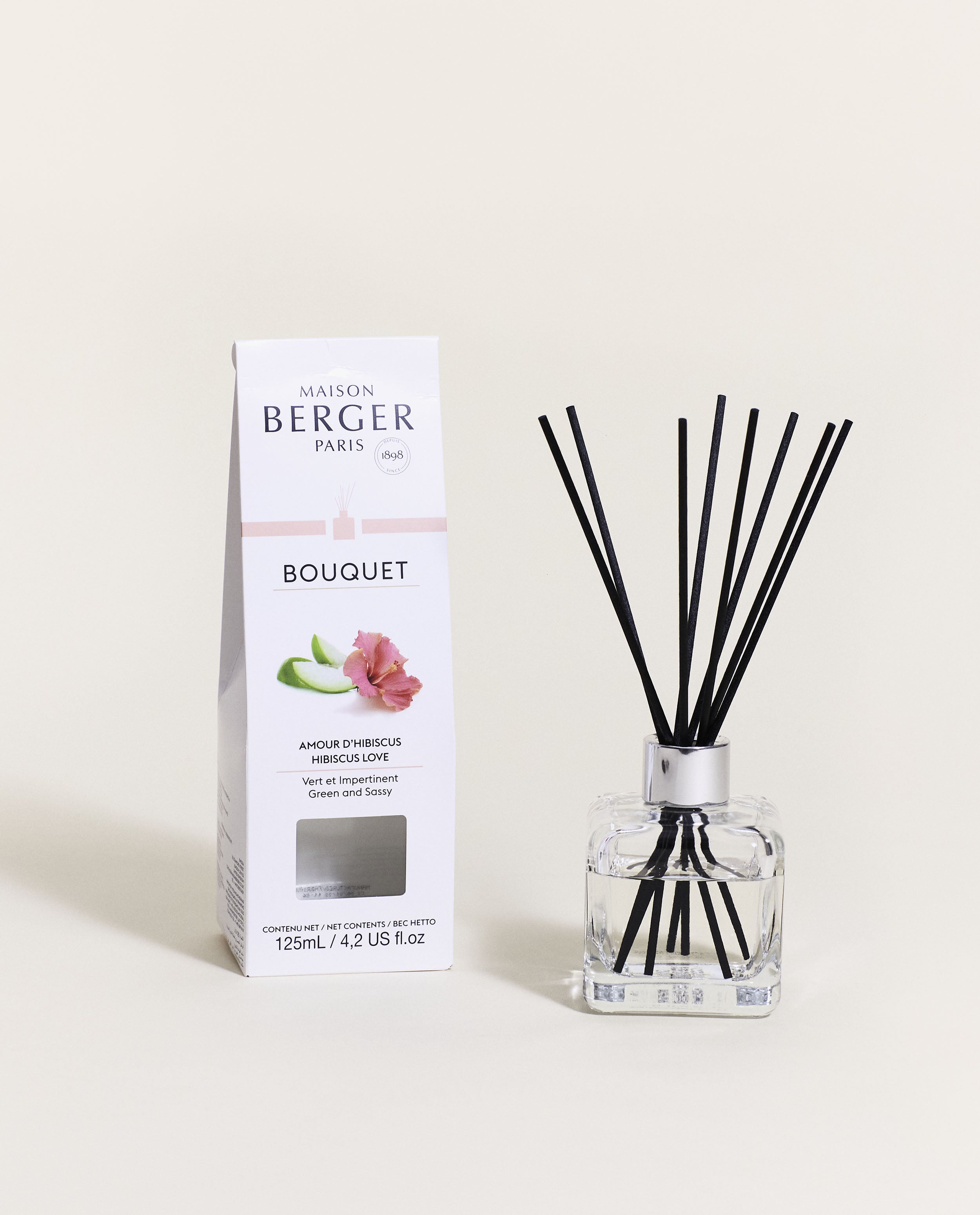 Bouquet Parfumé Cube Amour d'Hibiscus Bouquet Parfumé Cube Amour d'Hibiscus