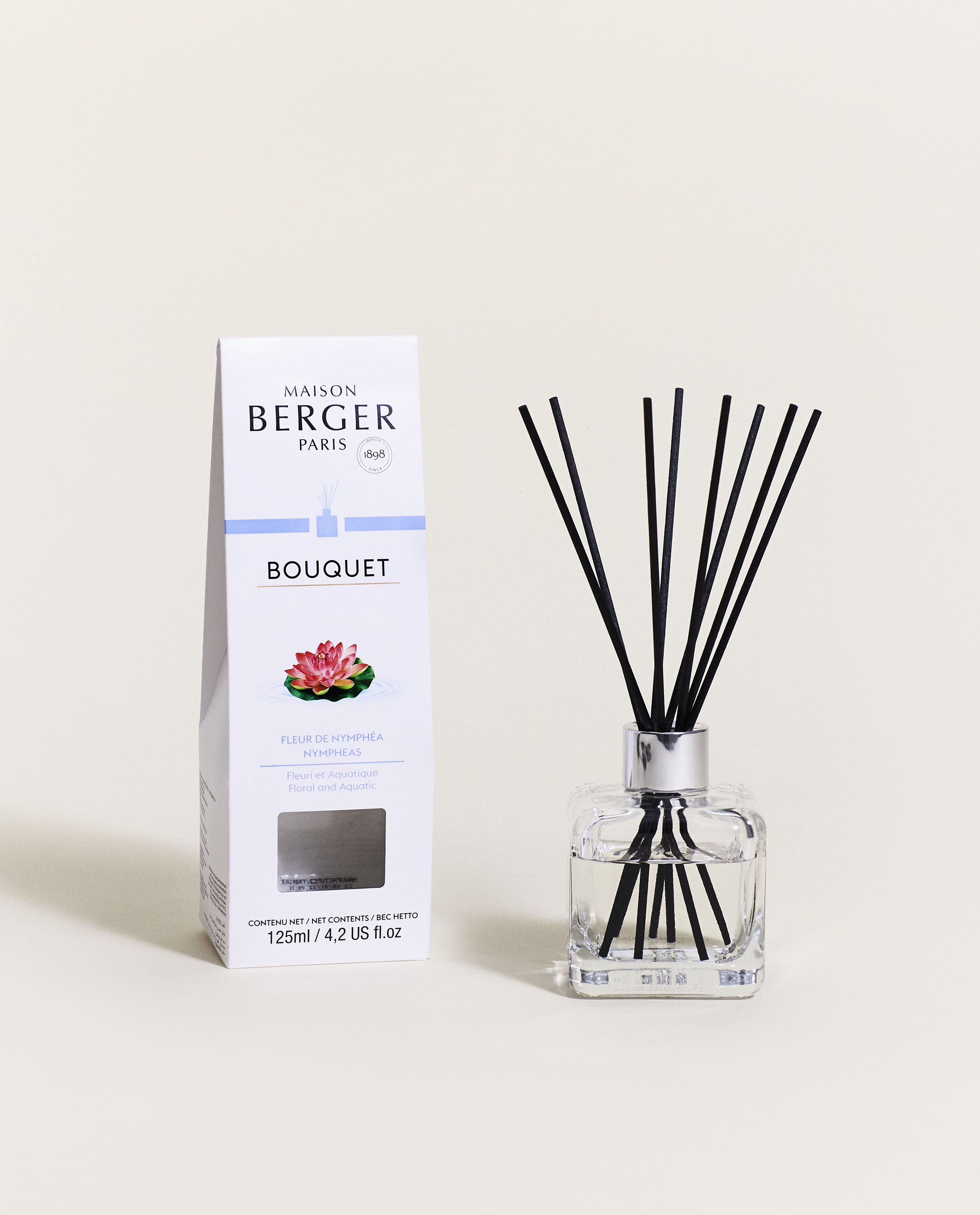 Bouquet Parfumé Cube - Parfum Fleur de Nymphéa Bouquet Parfumé Cube - Parfum Fleur de Nymphéa
