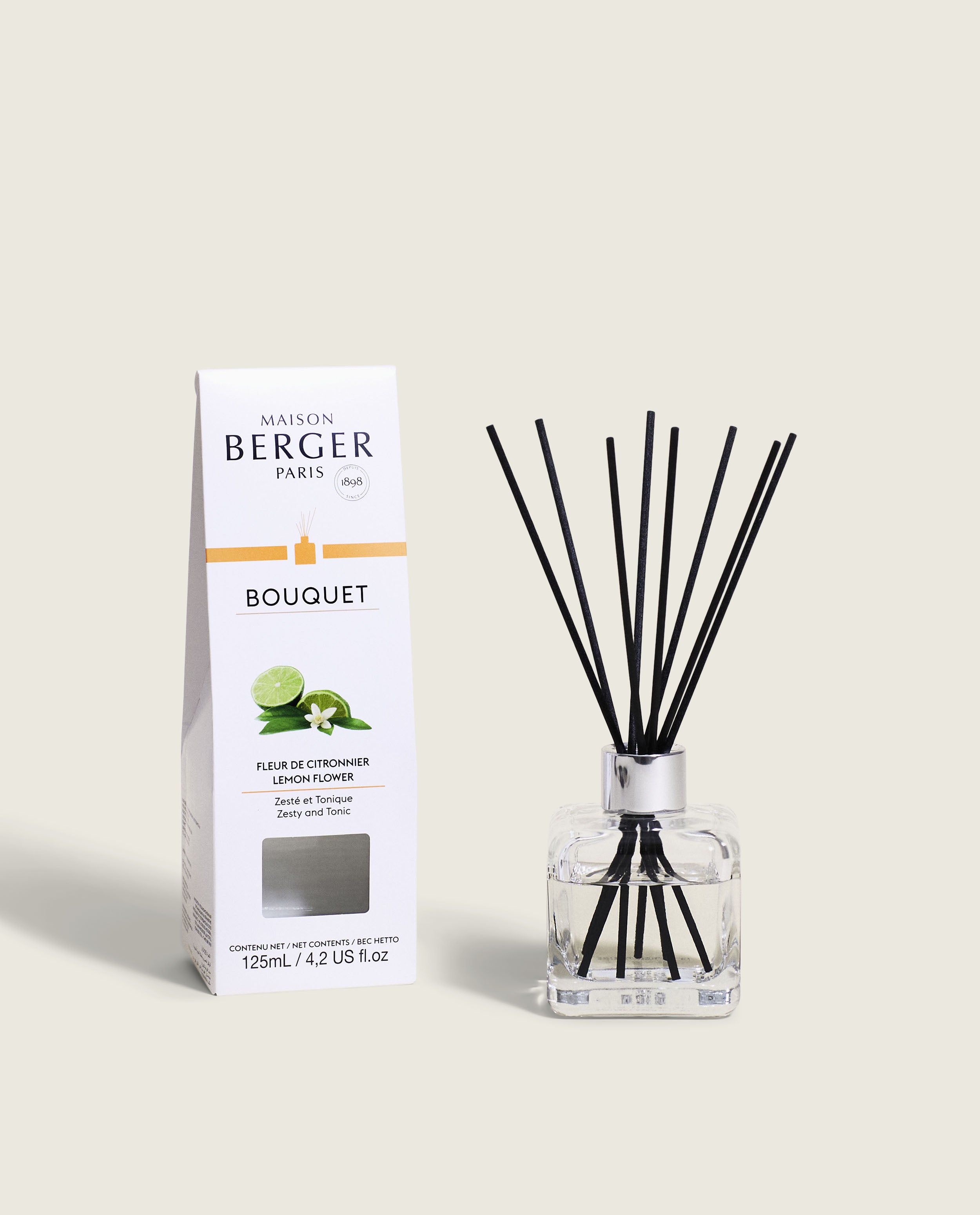 Bouquet Parfumé Cube - Parfum Fleur de Citronnier Bouquet Parfumé Cube - Parfum Fleur de Citronnier