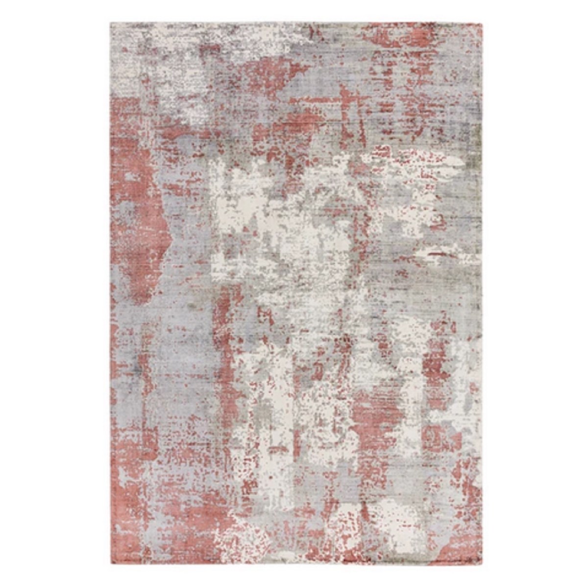 Tapis moderne fait main en Viscose Rose rouge 120x170 cm Tapis moderne fait main en Viscose Rose rouge 120x170 cm
