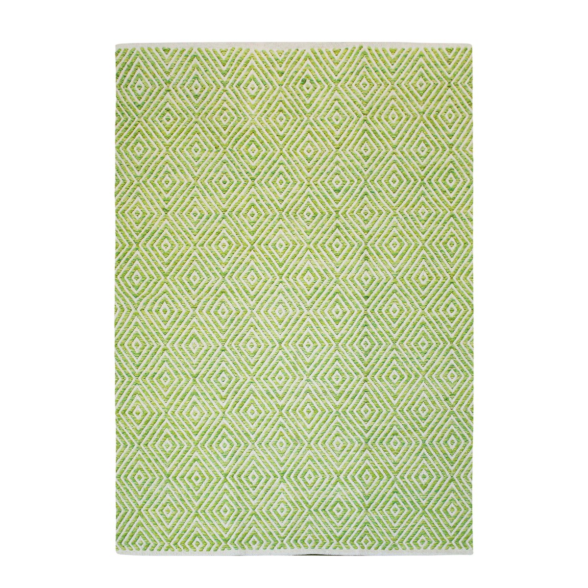 Tapis design en Coton Vert pistache 80x150 cm Tapis design en Coton Vert pistache 80x150 cm