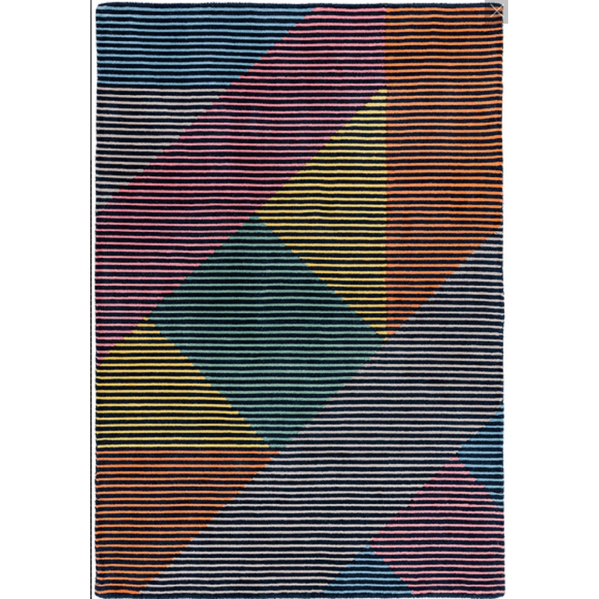 Tapis de salon moderne en Laine Bleu 120x170 cm Tapis de salon moderne en Laine Bleu 120x170 cm
