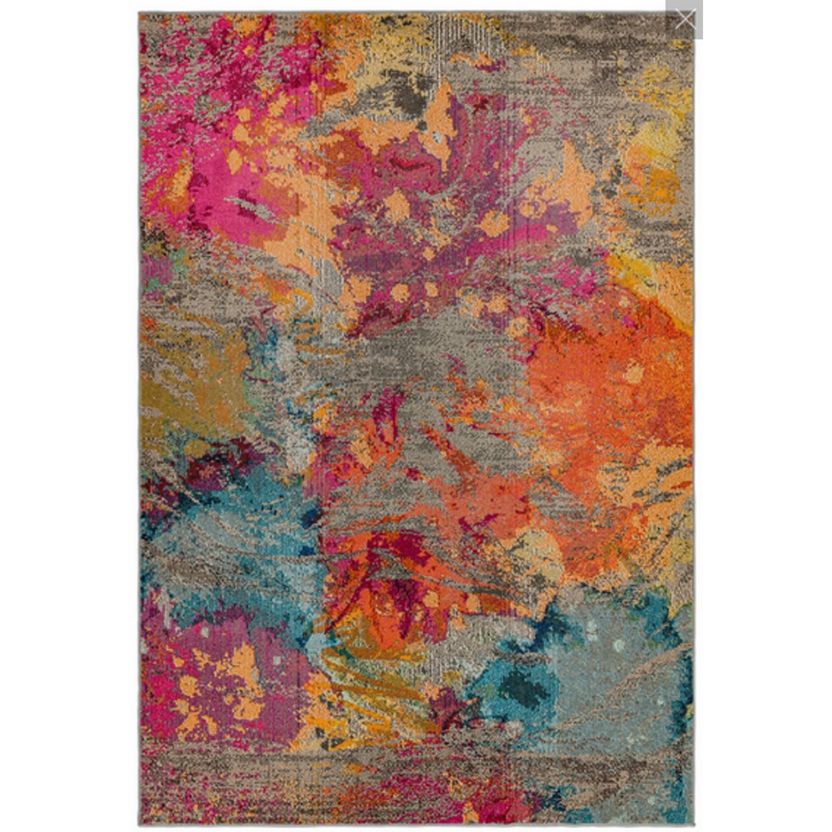 Tapis de salon tissé plat en Polypropylène Multicolore 120x170 cm Tapis de salon tissé plat en Polypropylène Multicolore 120x170 cm