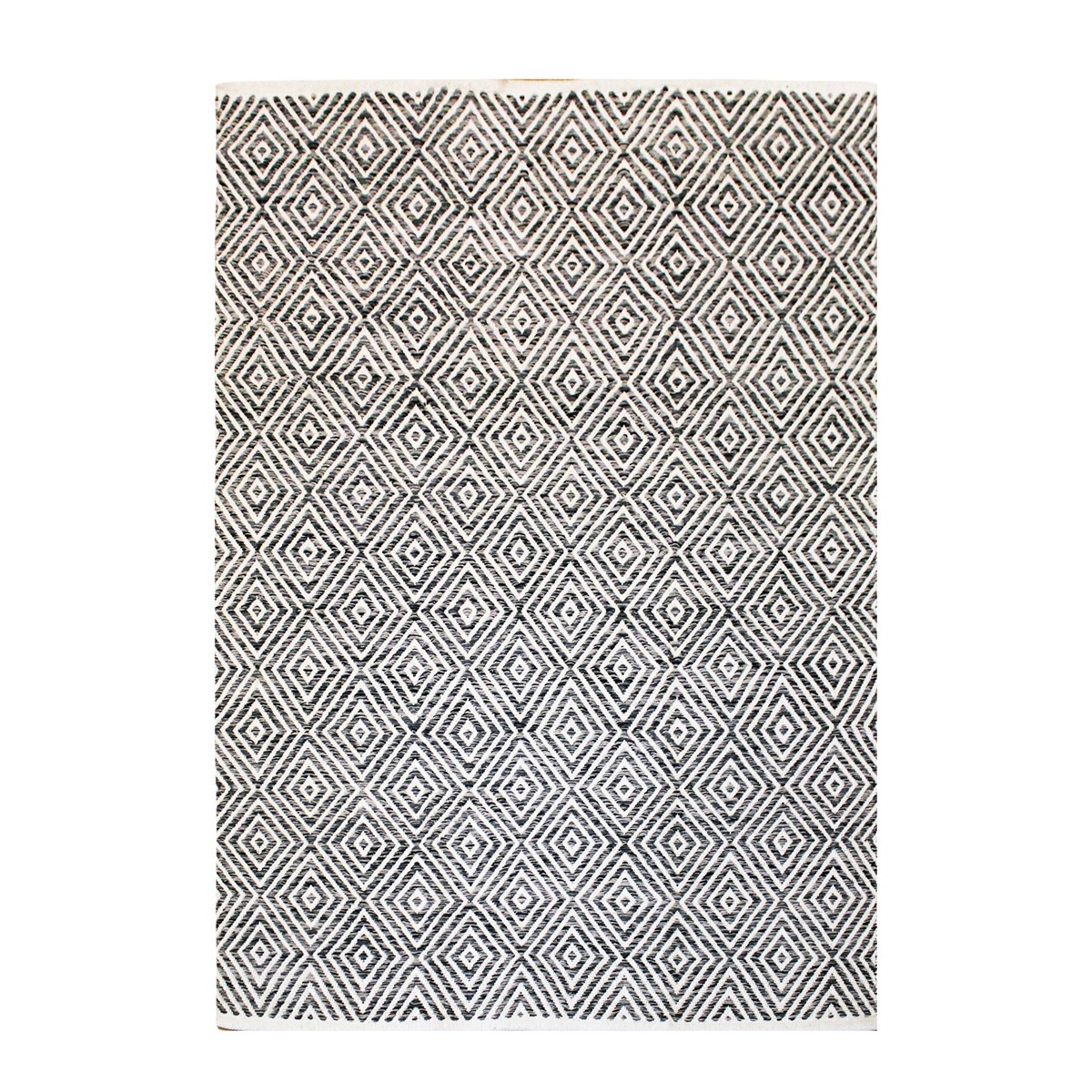 Tapis design en Coton Gris anthracite 120x170 cm Tapis design en Coton Gris anthracite 120x170 cm