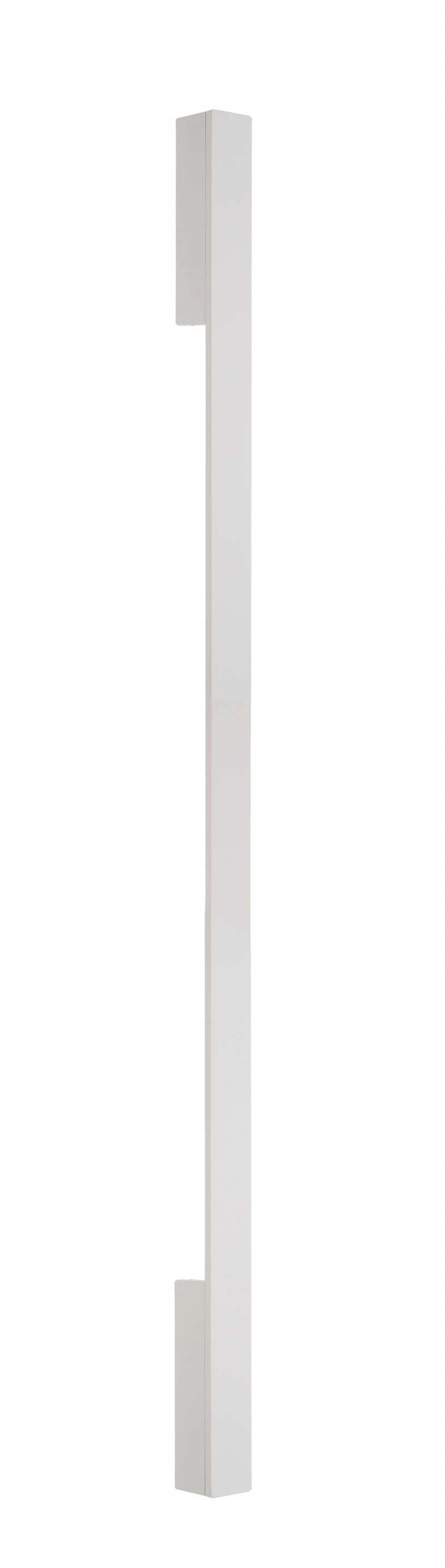 Applique murale intérieure en aluminium blanc satin H91cm