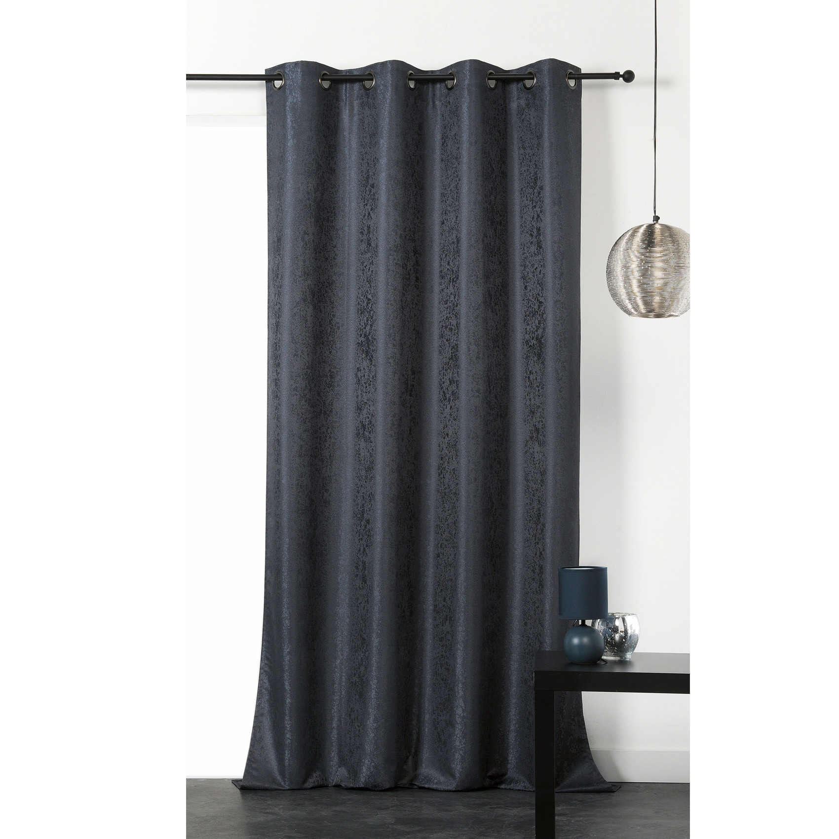 Rideau occultant nova polyester gris anthracite 240x140 Rideau occultant nova polyester gris anthracite 240x140