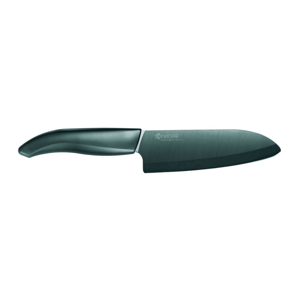 Petit couteau Santoku noir 14cm