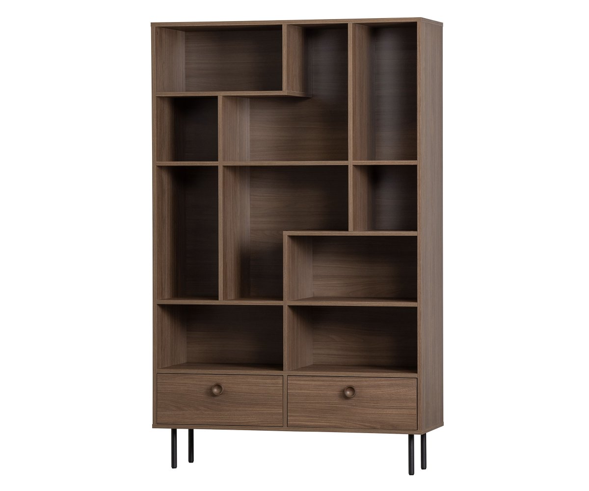 Étagère en bois H161,5cm noyer Étagère en bois H161,5cm noyer
